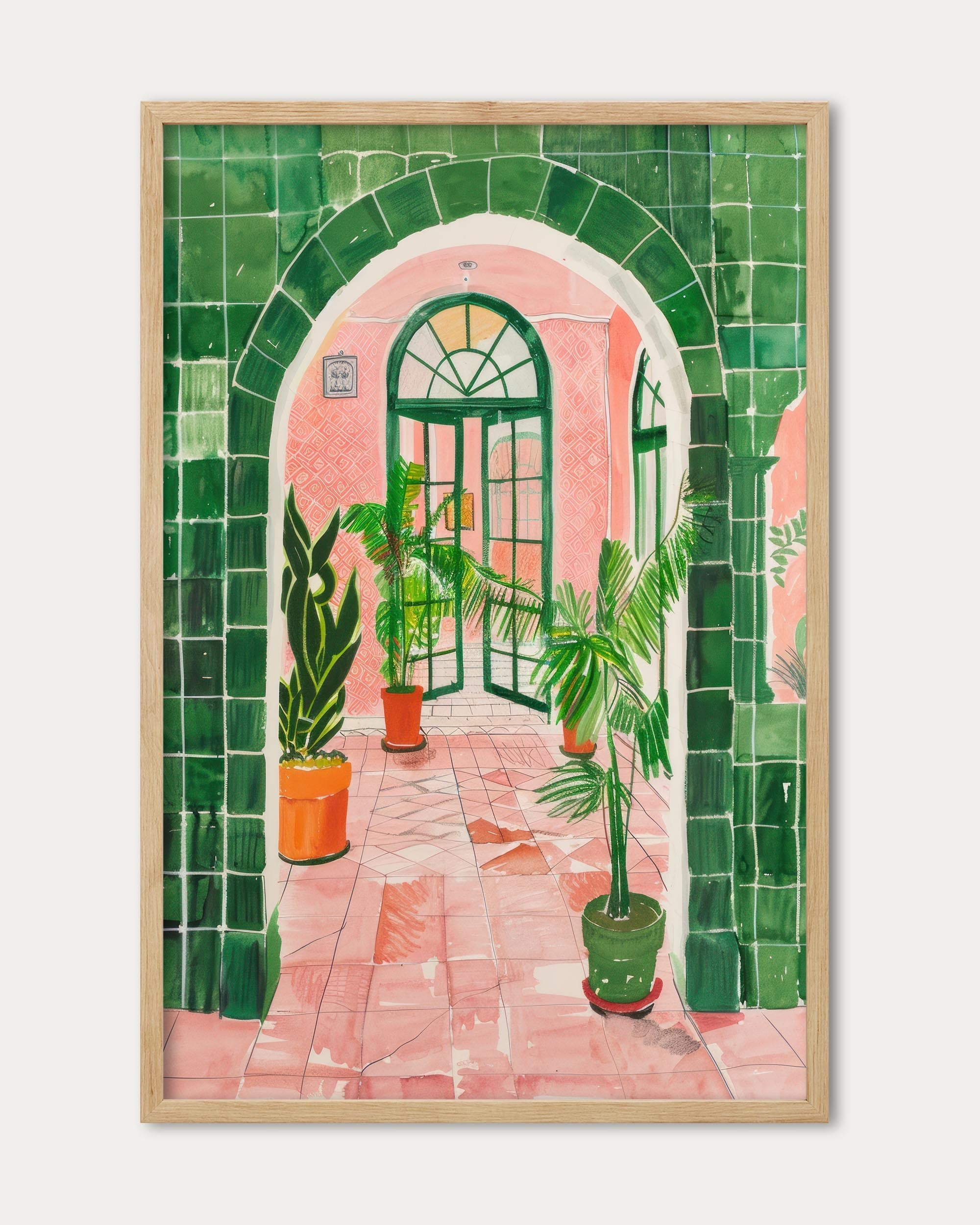 Tropical Resort Art Print