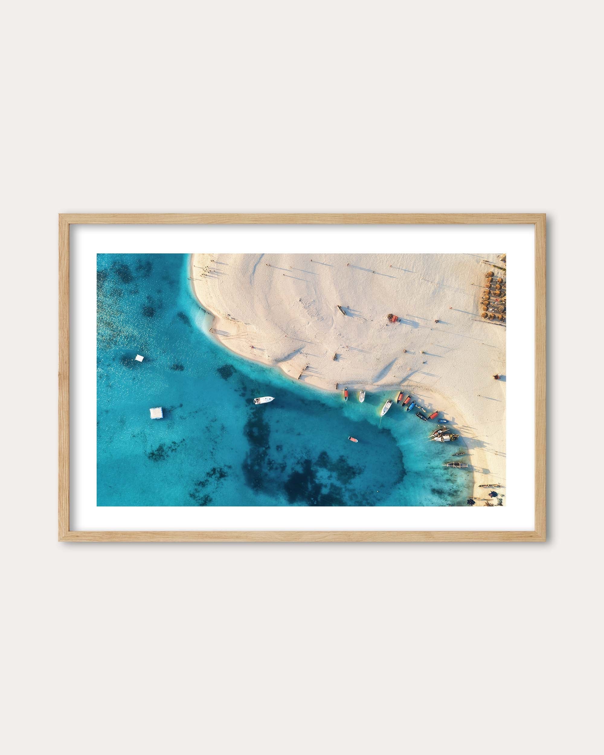 Tranquil Beach Wall Art Print