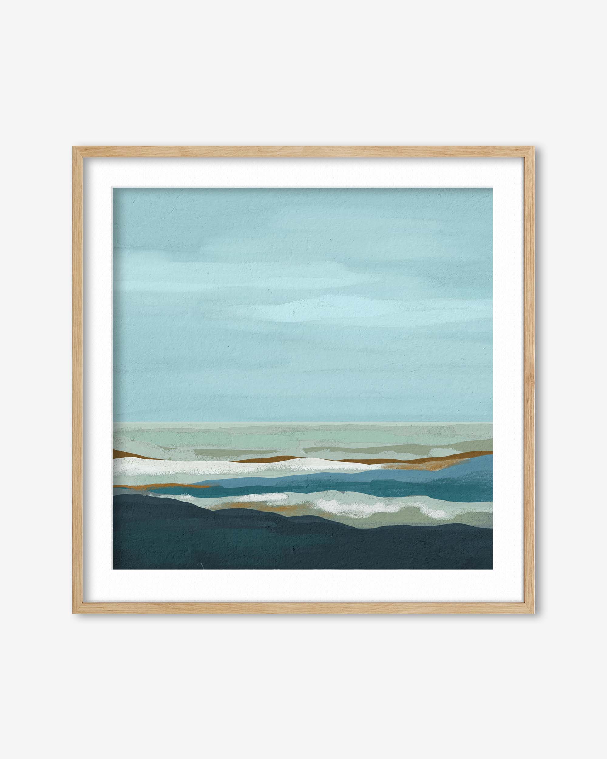 Abstract Seascape Art Print