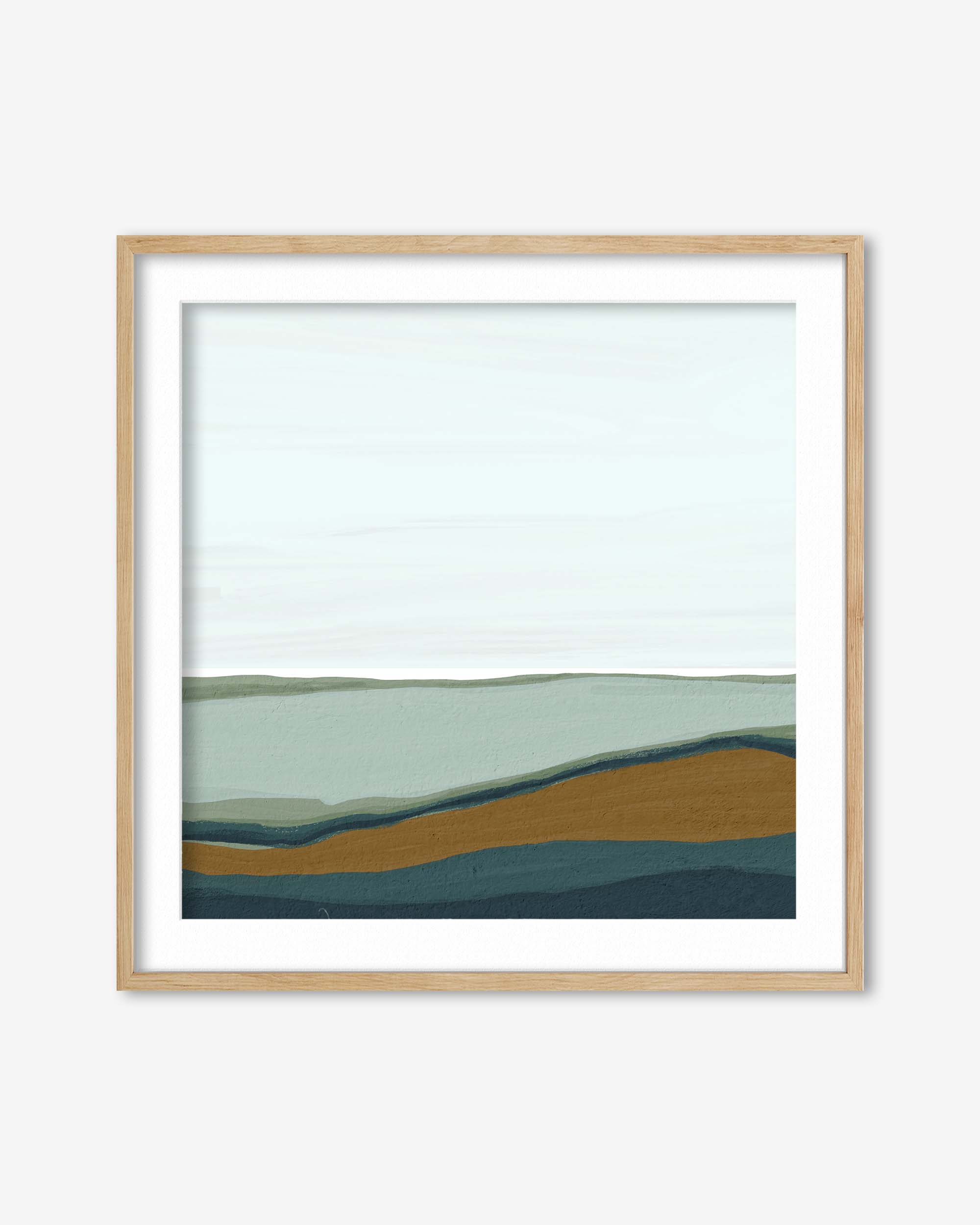 Sky and Seascape Abstract Art Print