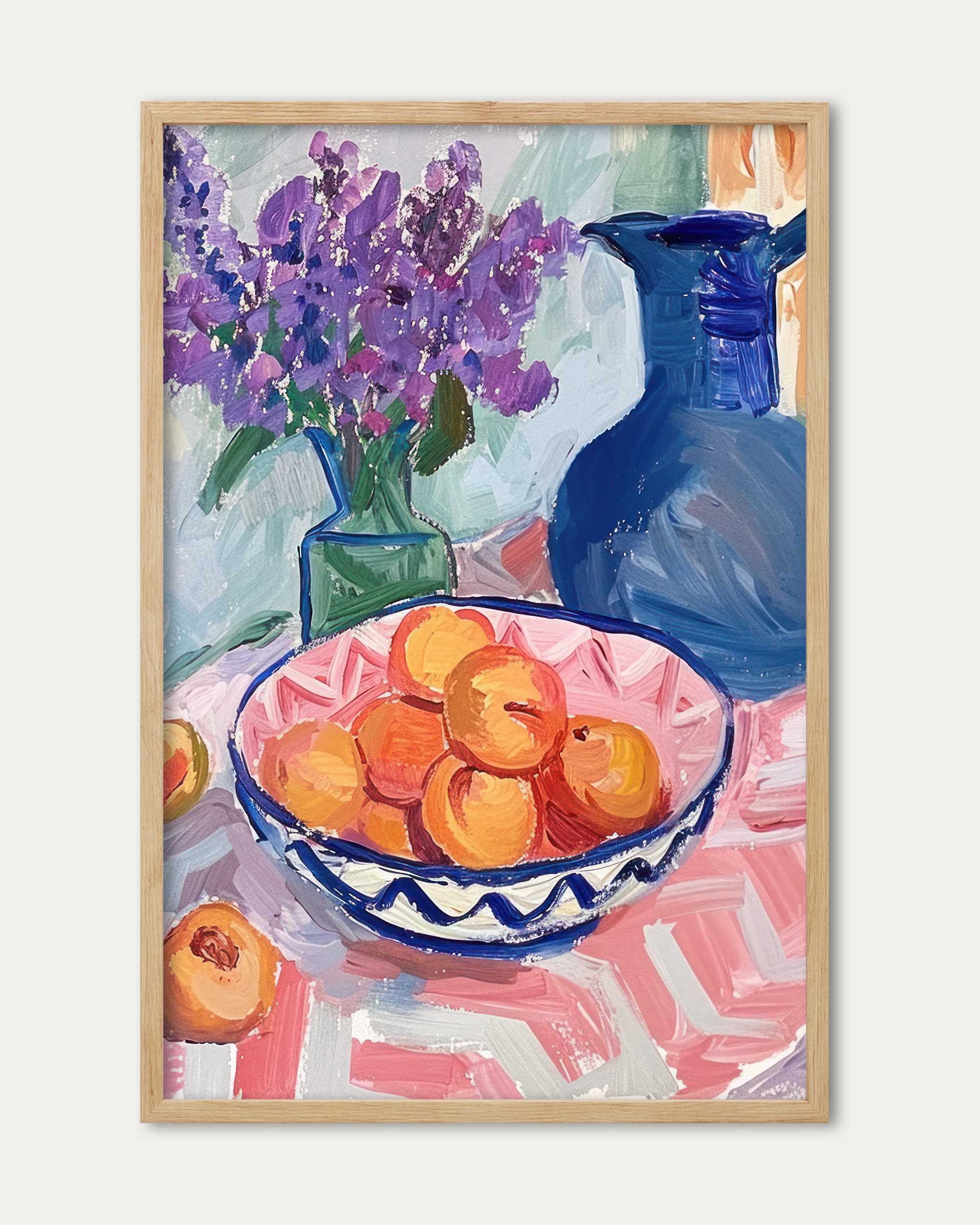 Peach Still Life Wall Art