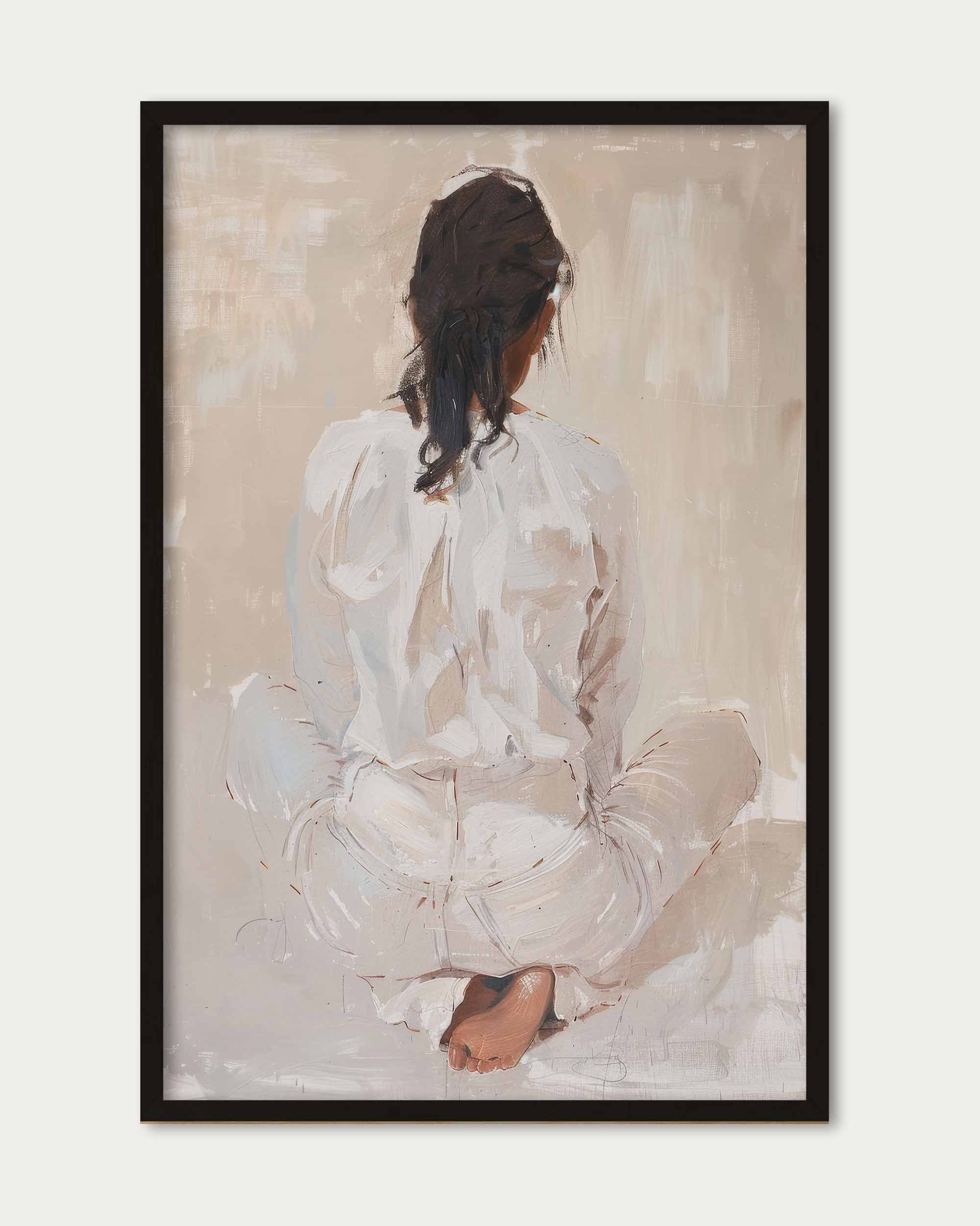 Yoga Time Wall Art Print