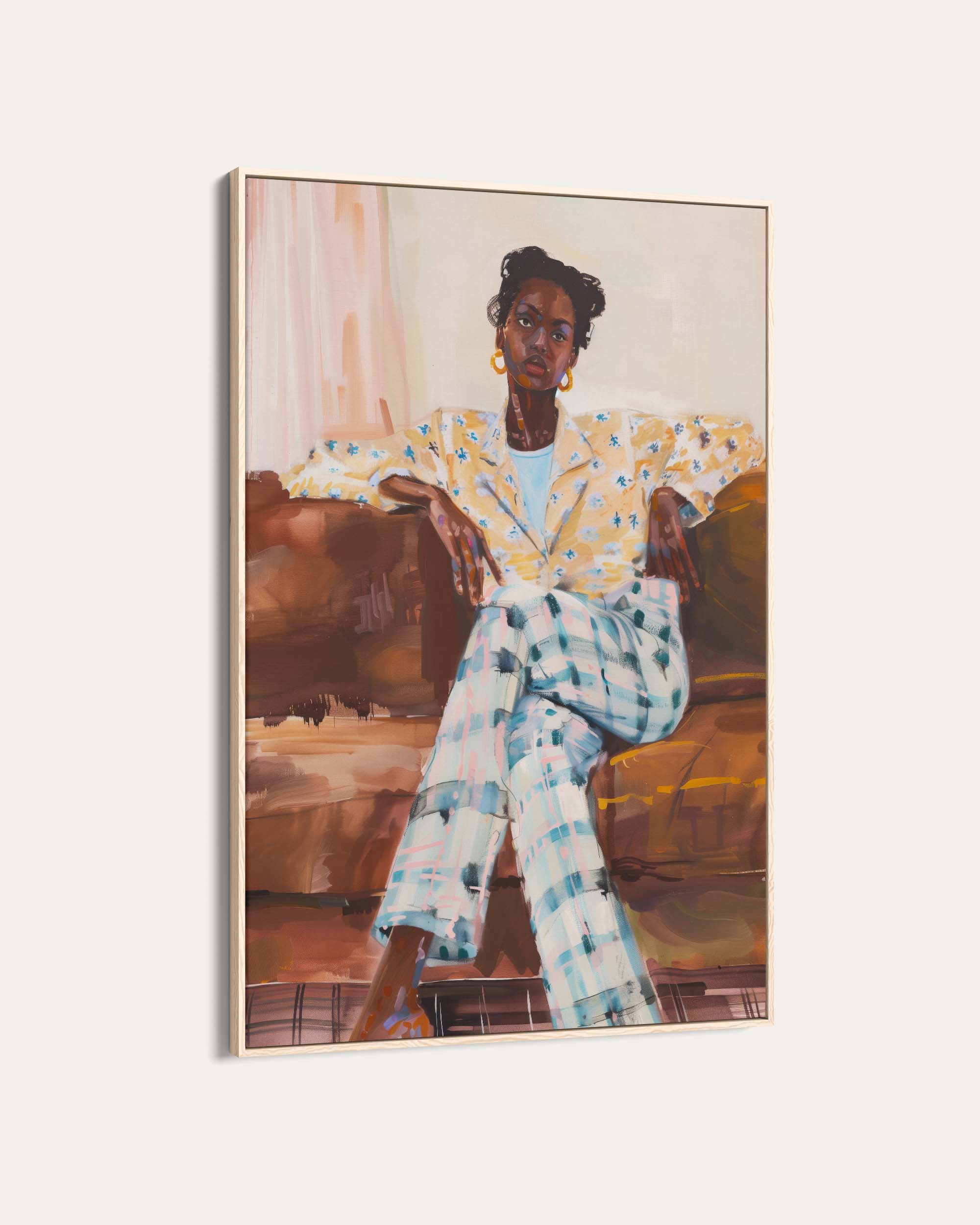 Pose Art Print