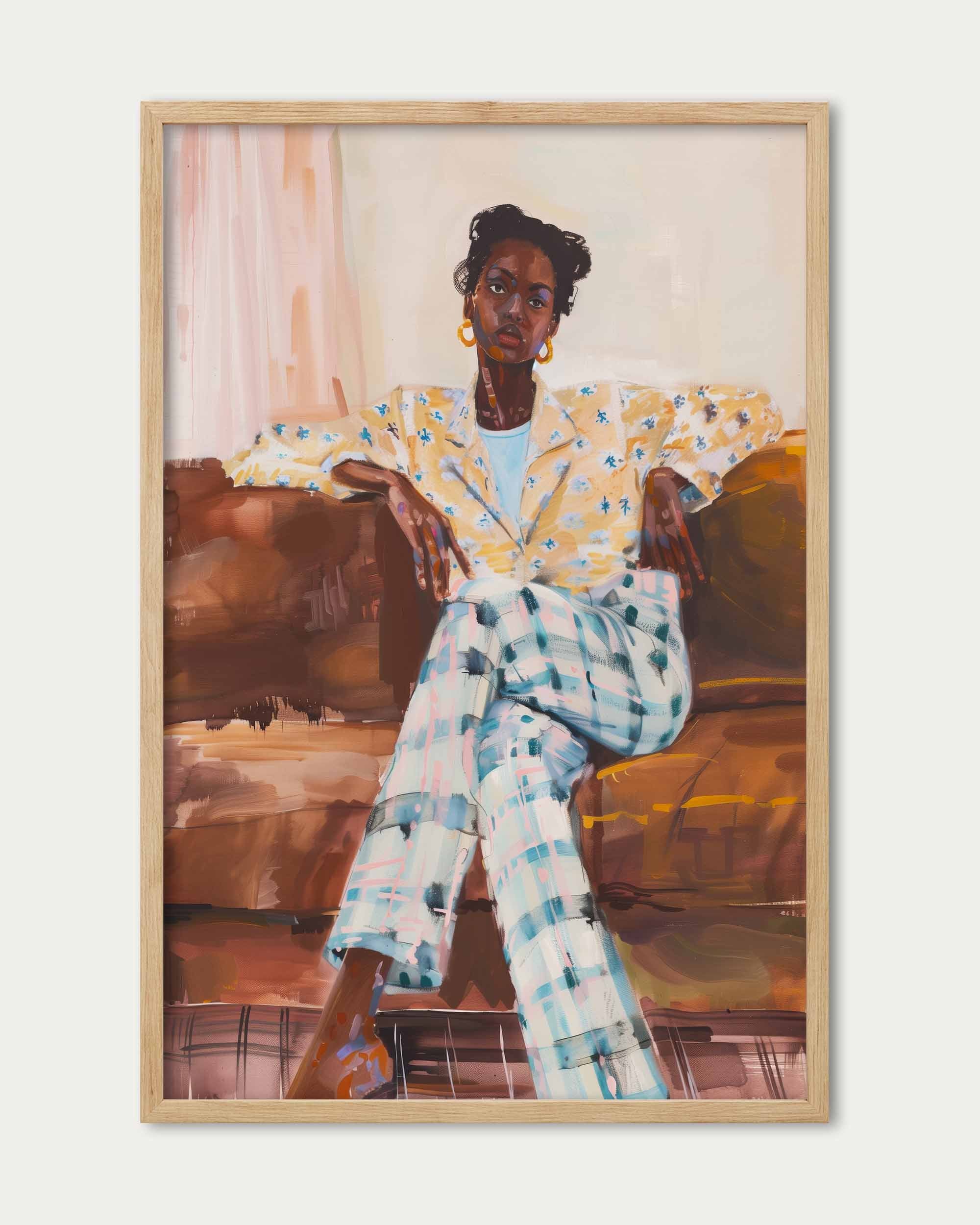 Pose Art Print