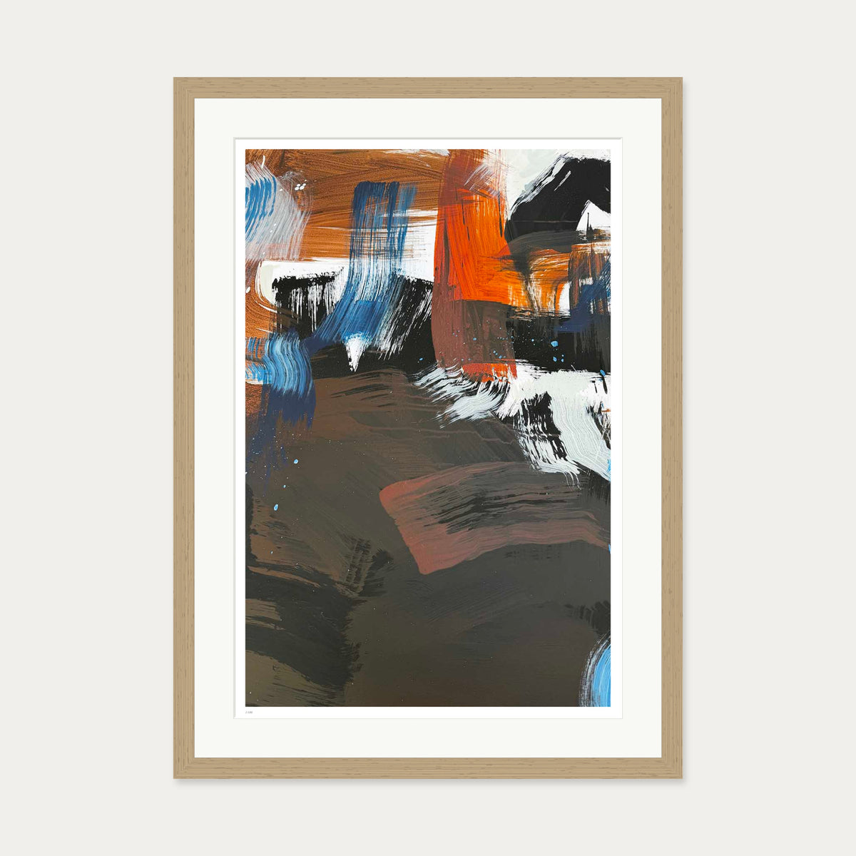 Open Air Limited Edition Print — 50 x 70 cm — Oak Frame