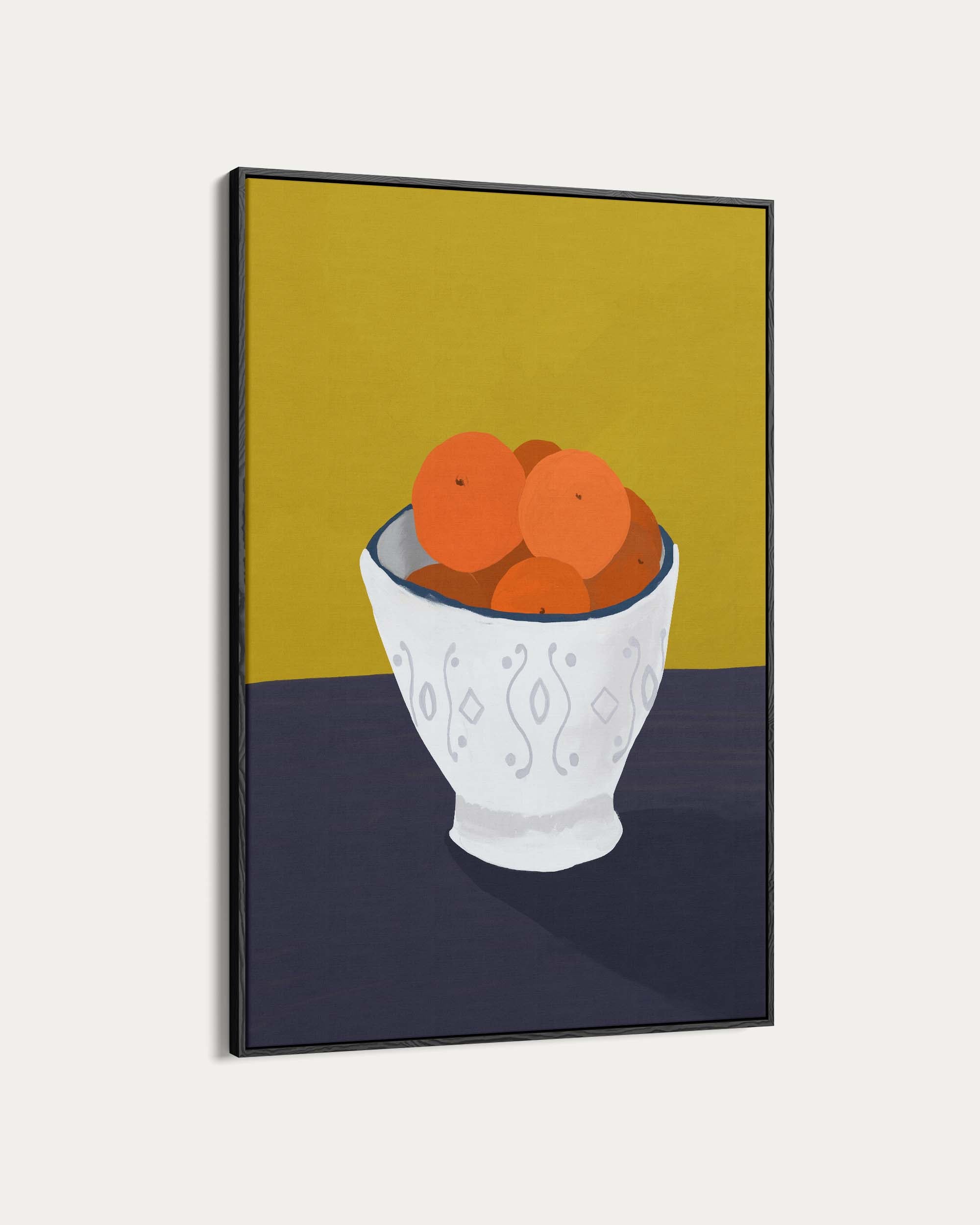 Oranges In a Bowl Wall Art
