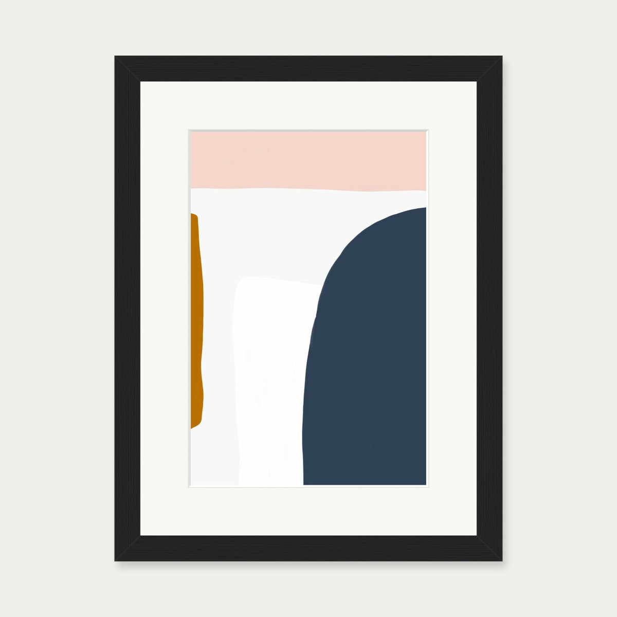 Organic Design Art Print — 30 x 40 cm — Black Frame