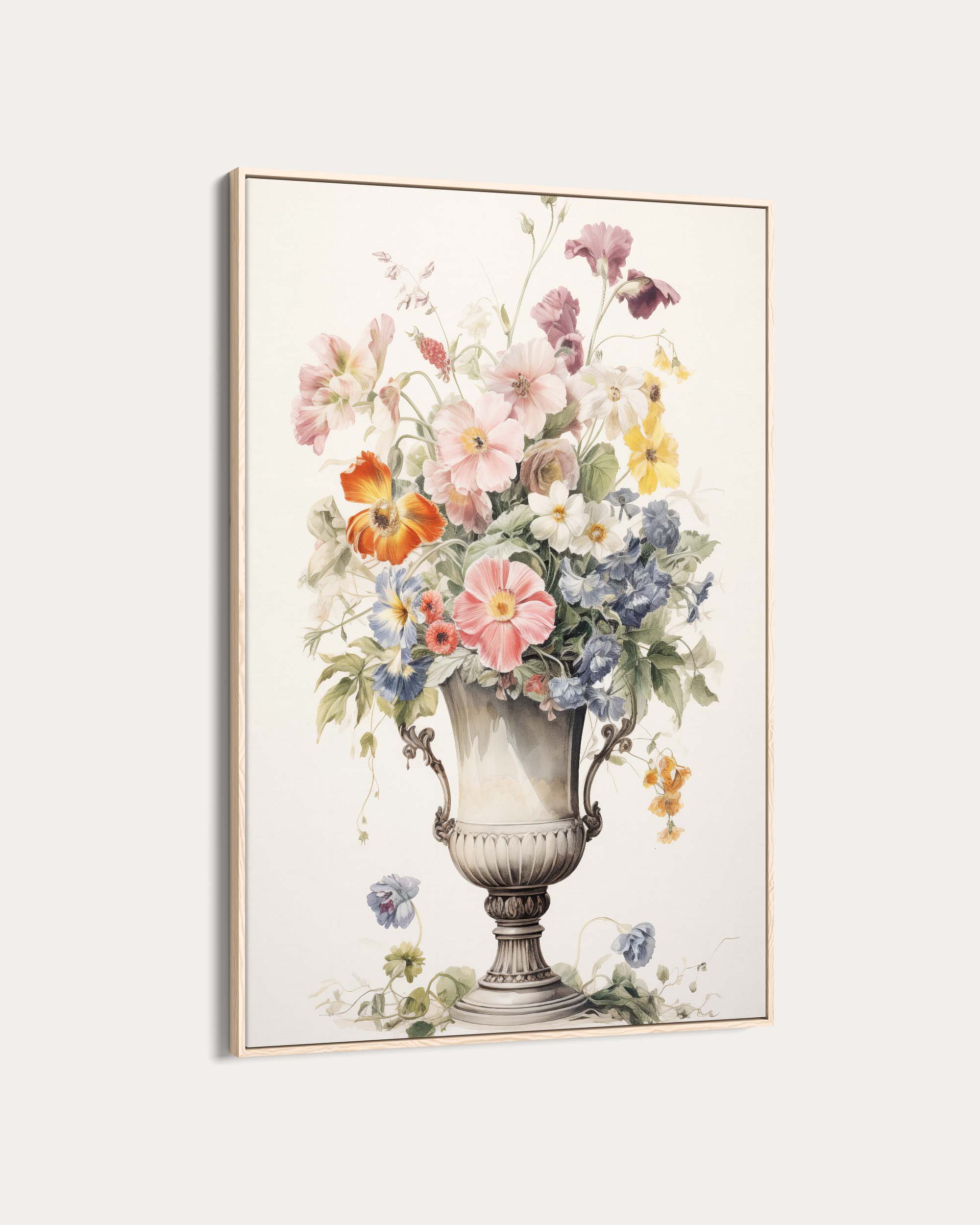 Roma Flowers Wall Art Print