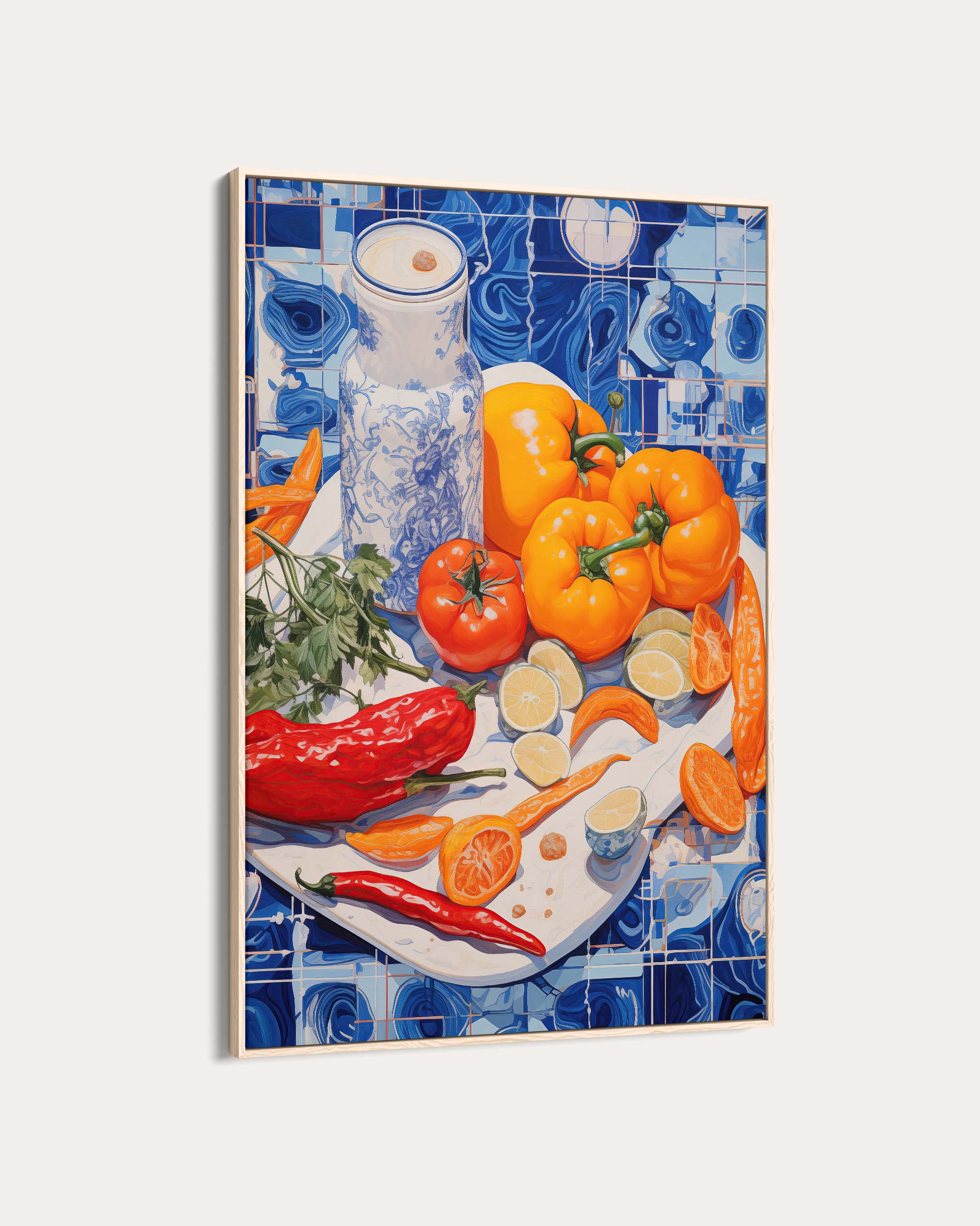 Colourful Picnic II Wall Art Print