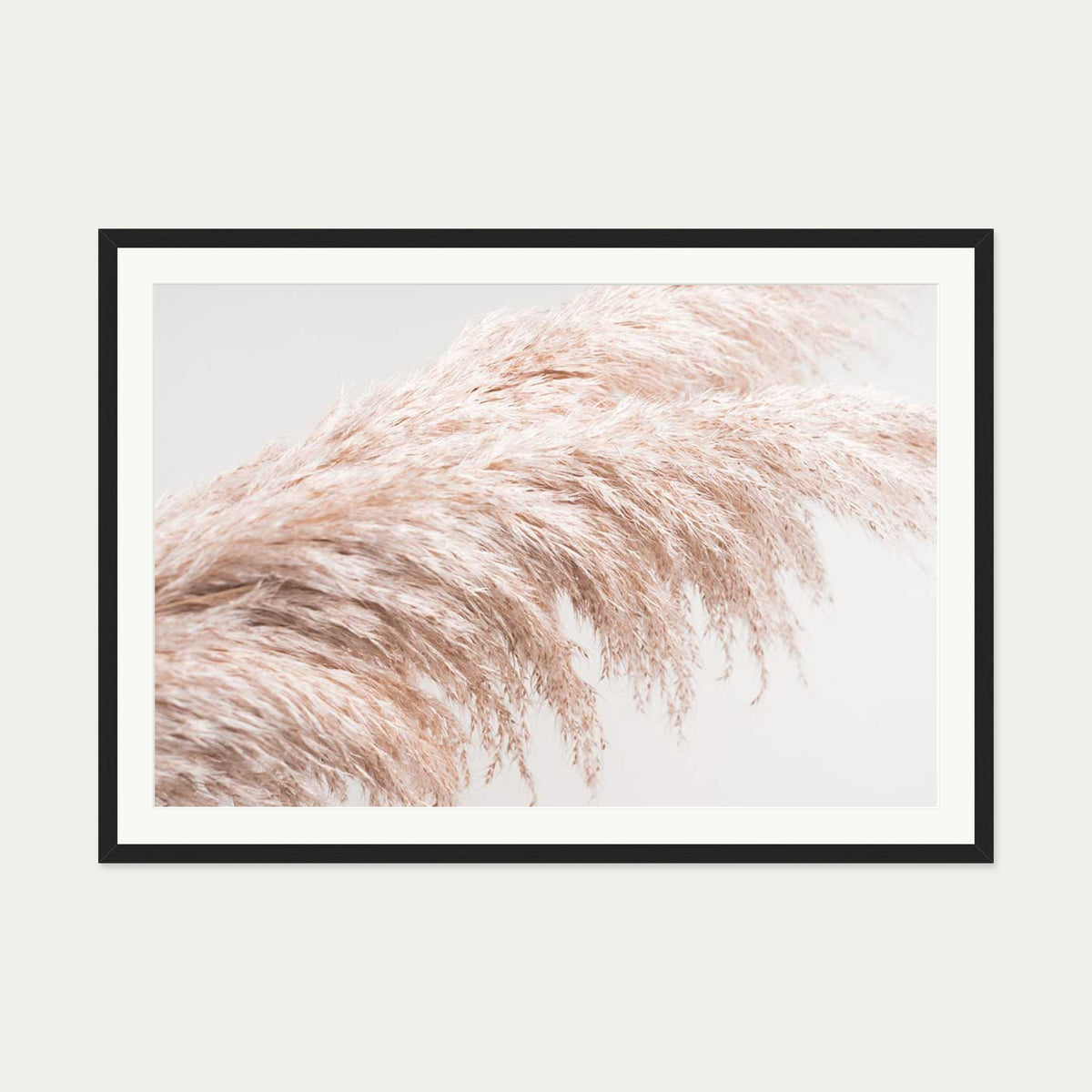 Pampass II Wall Art Print — 70 x 100 cm — Black Frame
