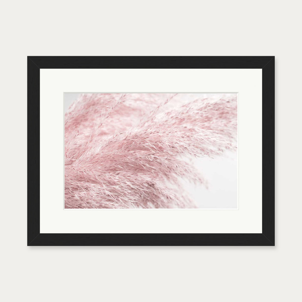 Pampass III Wall Art Print — 30 x 40 cm — Black Frame