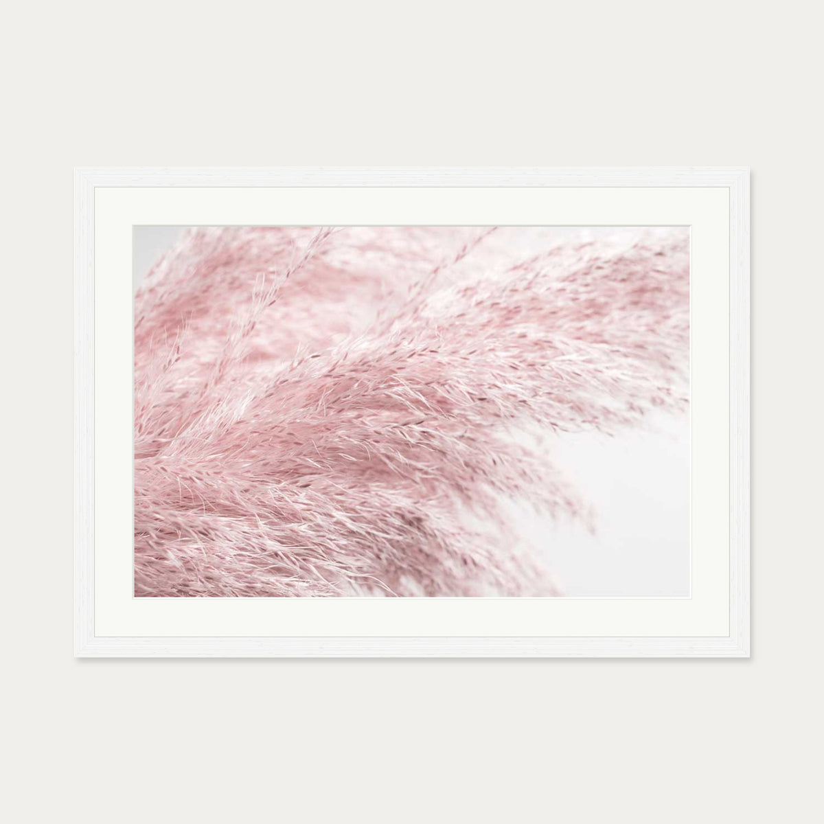 Pampass III Wall Art Print — 50 x 70 cm — White Frame
