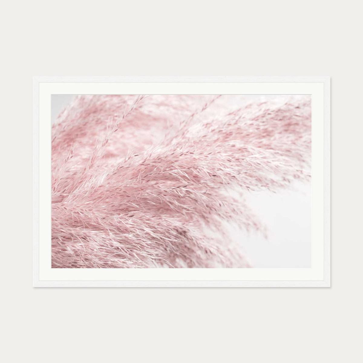 Pampass III Wall Art Print — 70 x 100 cm — White Frame
