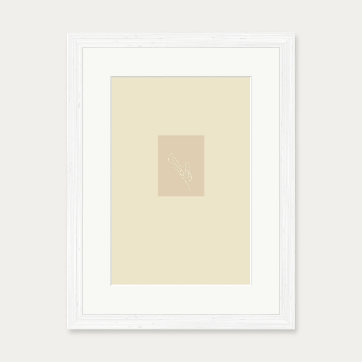 Picasso Drawings I Art Print — 30 x 40 cm — White Frame
