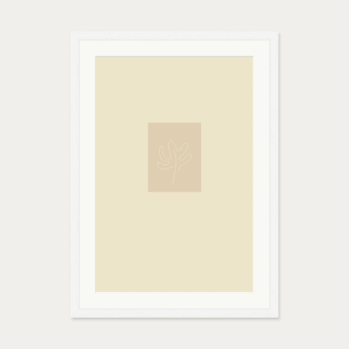 Picasso Drawings II Art Print — 50 x 70 cm — White Frame