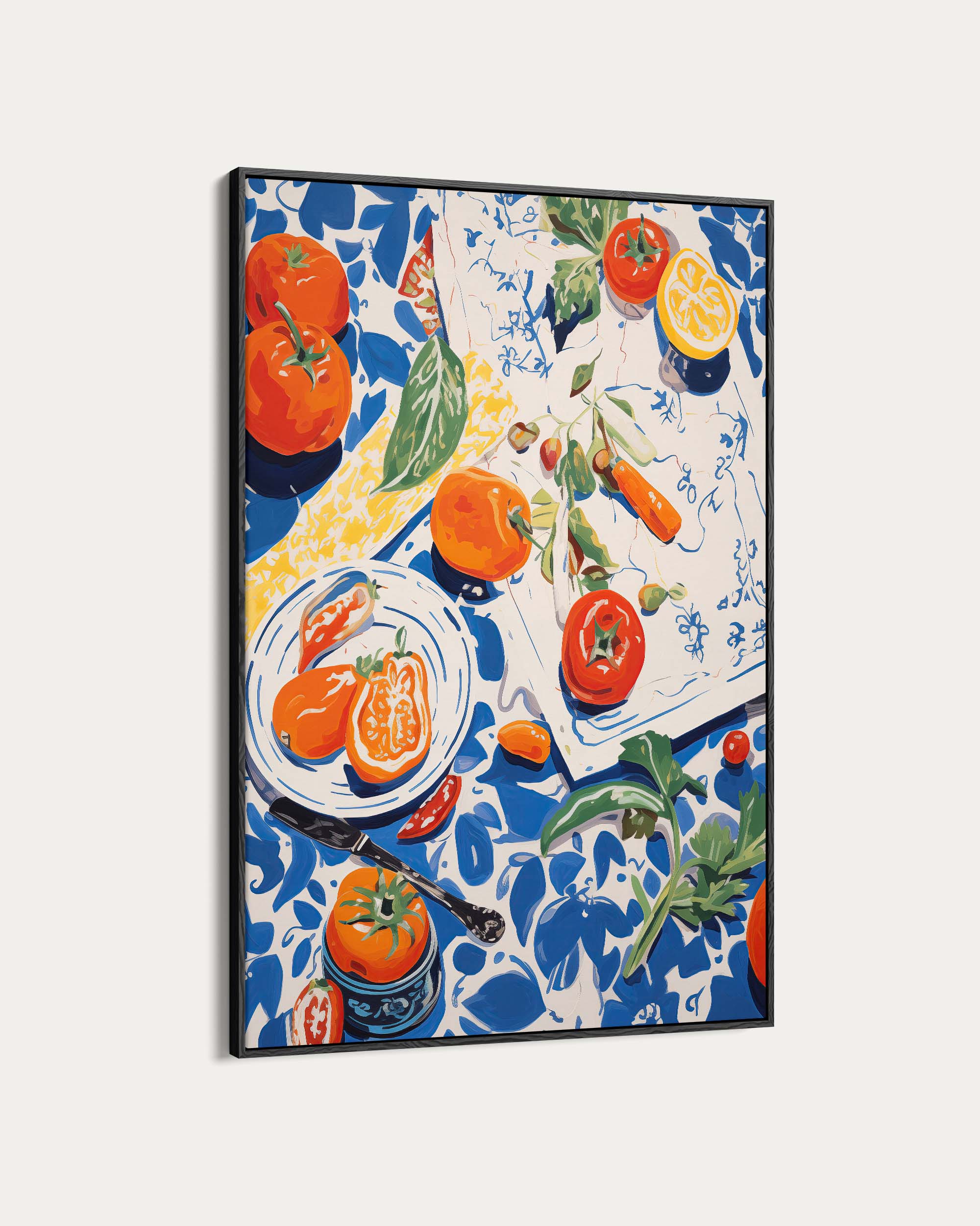 Colourful Picnic Wall Art Print