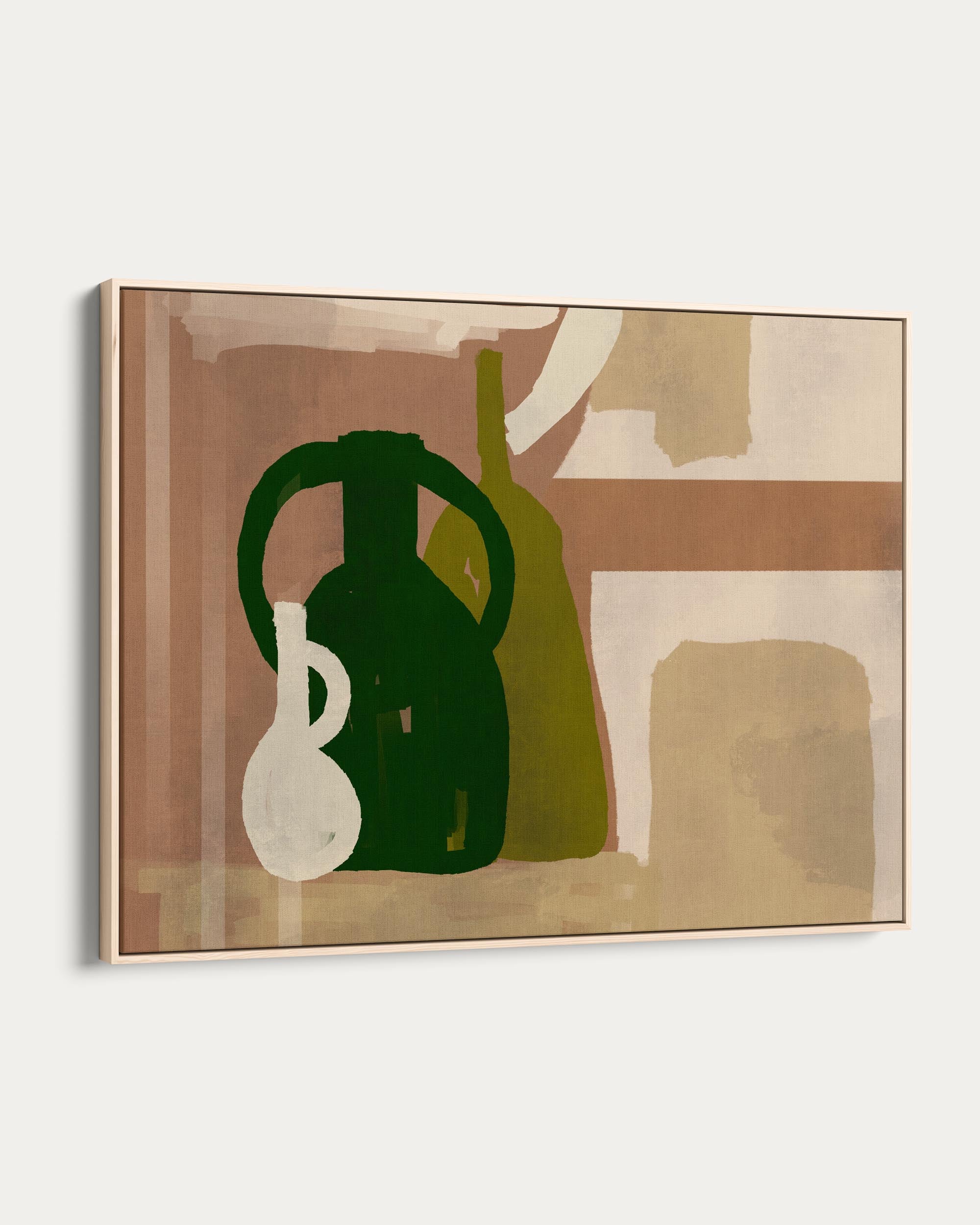Trio Of Pots Study Canvas Art