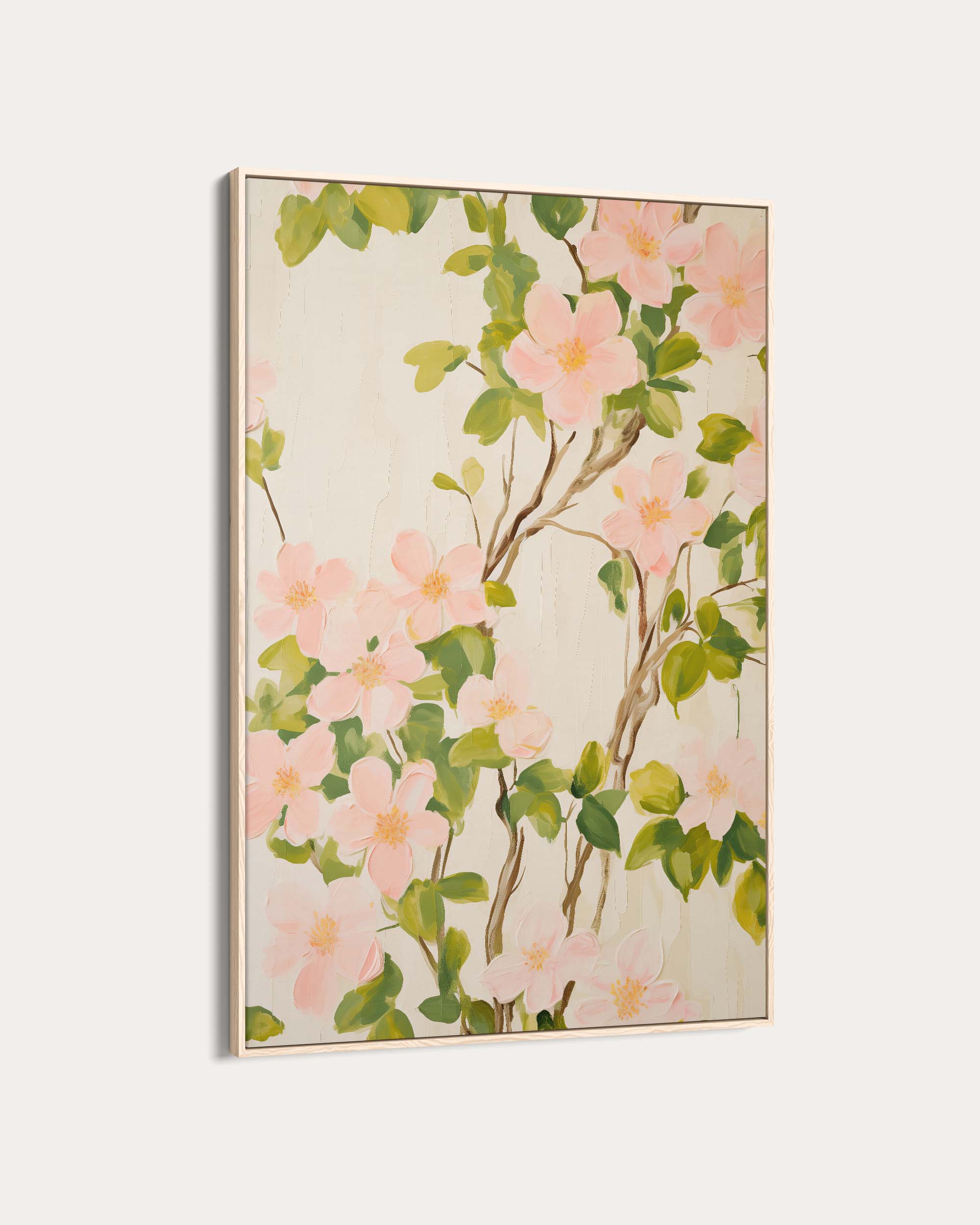 Pink Flowers Wall Art