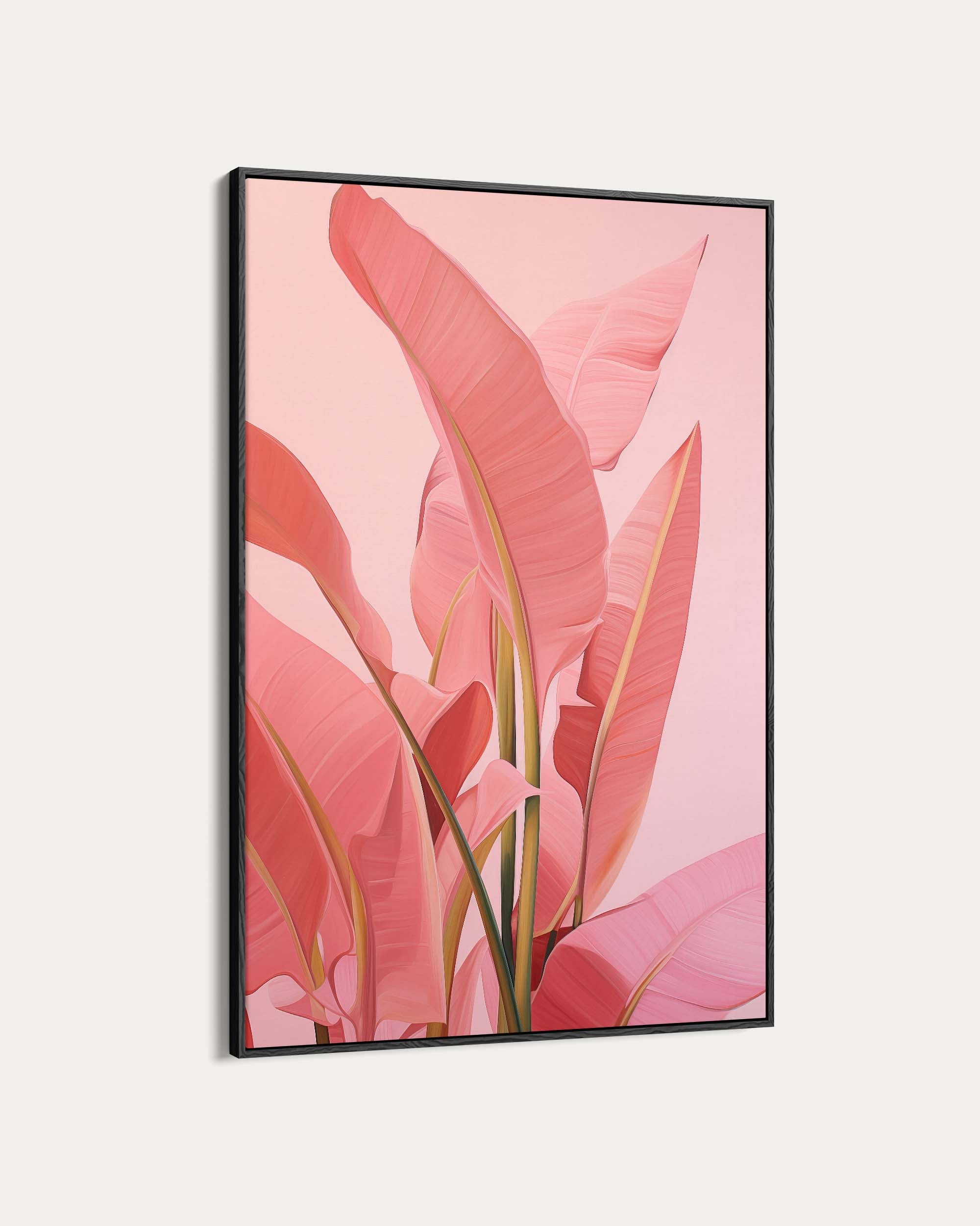 Pink Banana Tree Wall Art