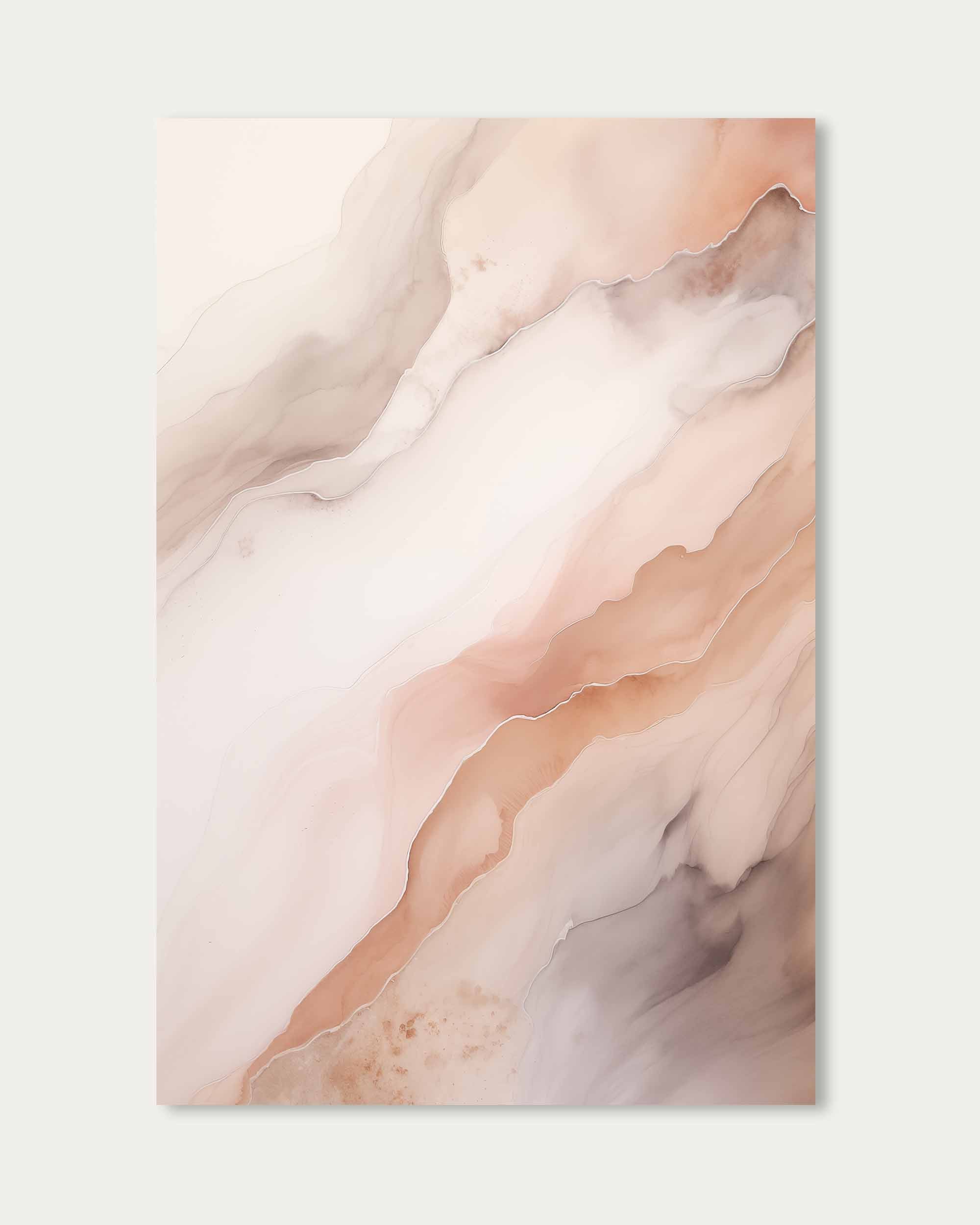 Pink Marble Art Print