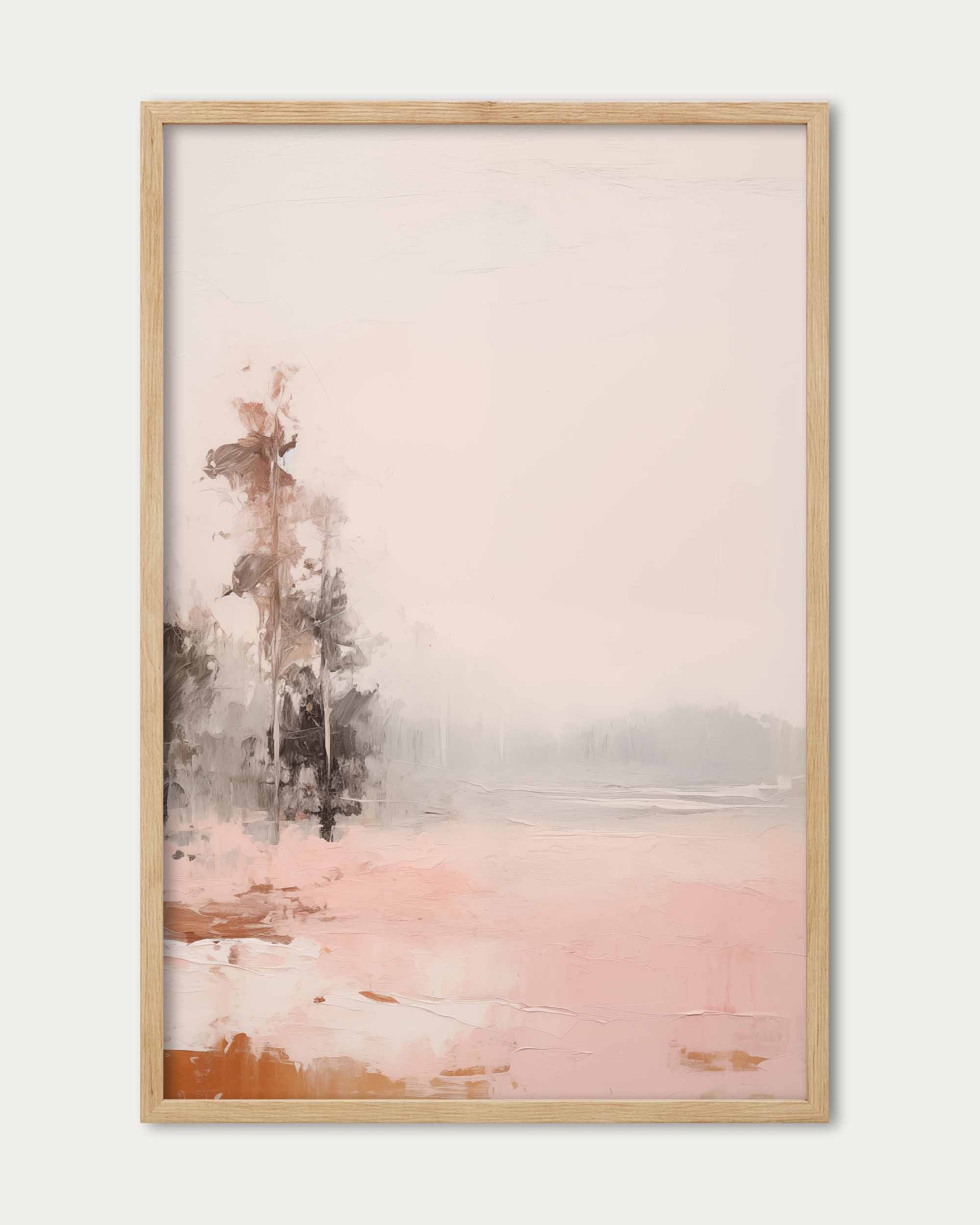 Pink Shore Wall Art Print