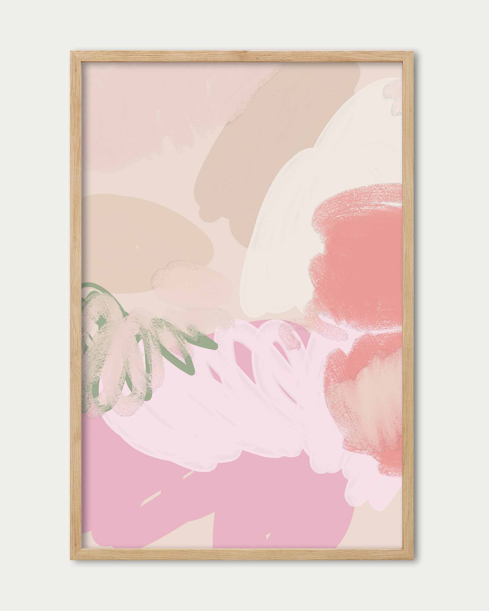 Pink Abstract Wall Art