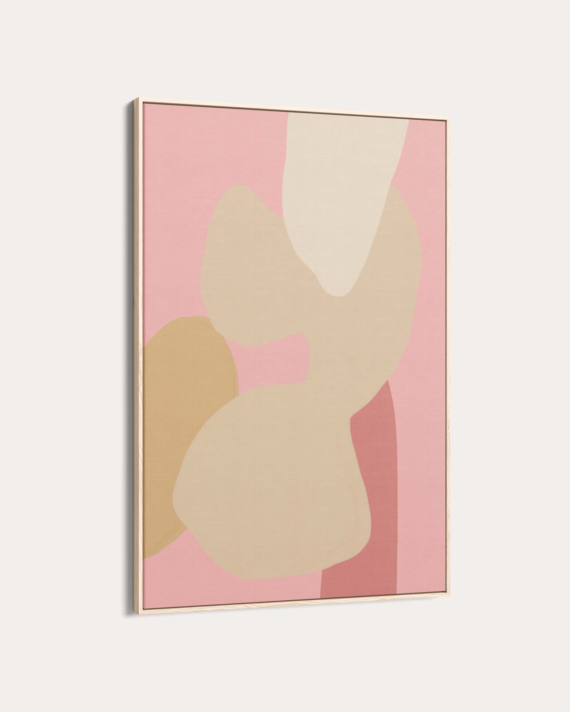 Pink Abstract Pattern Wall Art