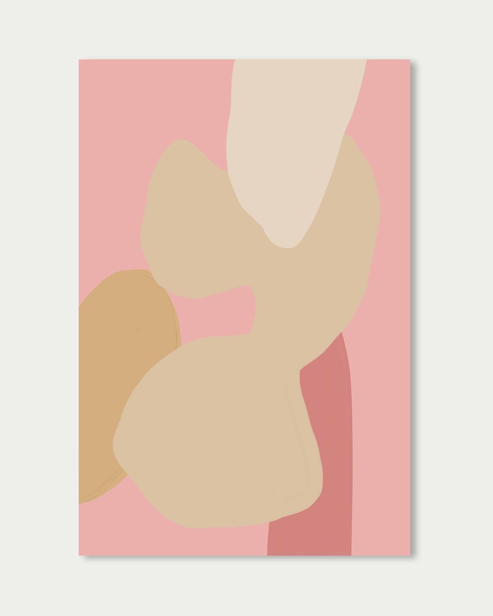 Pink Abstract Pattern Wall Art