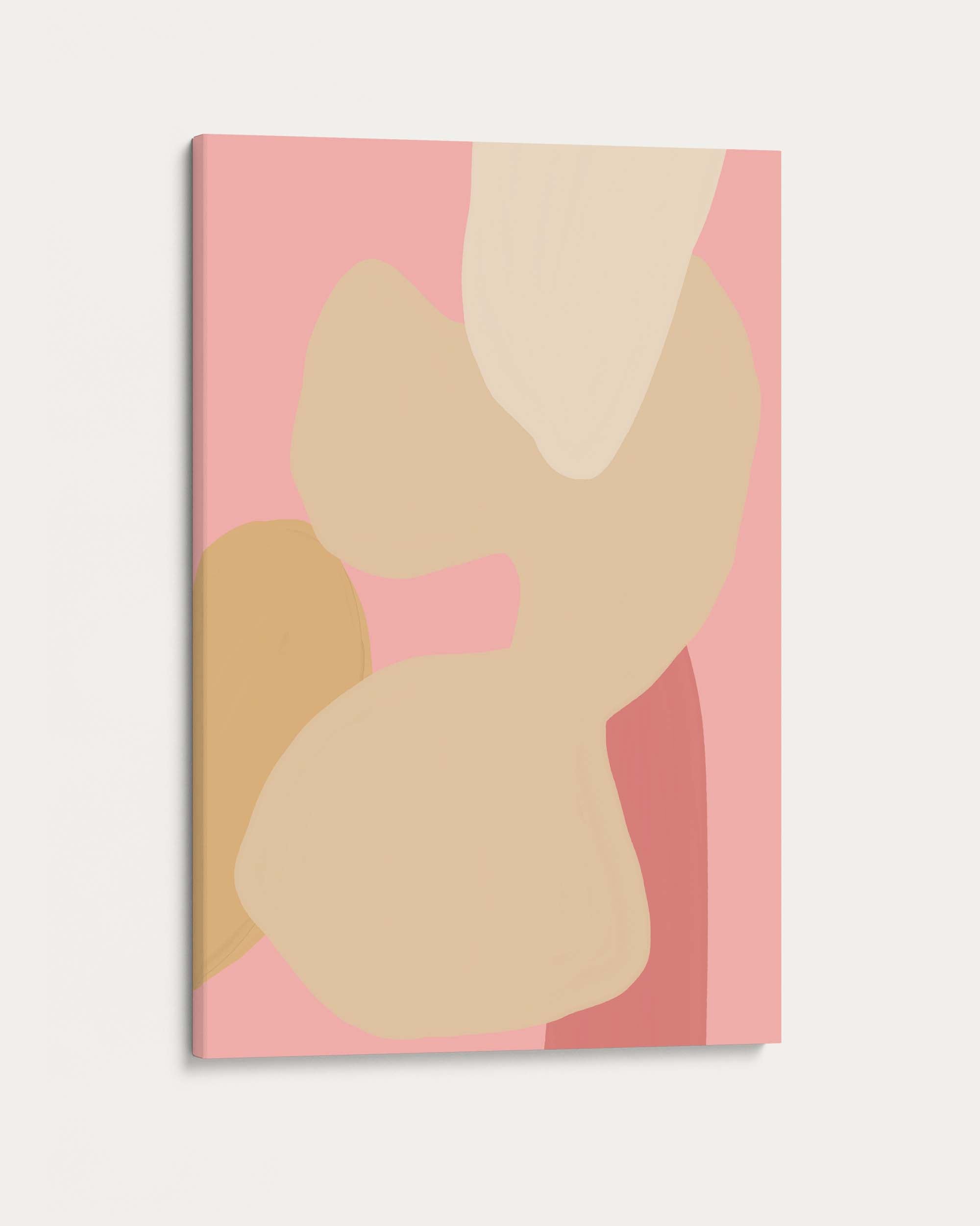 Pink Abstract Pattern Wall Art