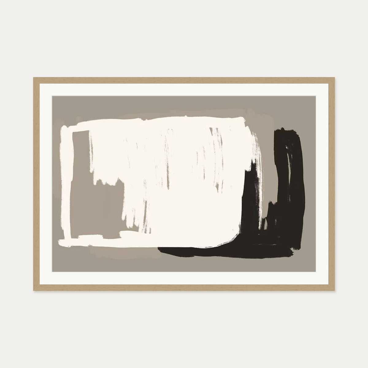 Prelude Art Print — 70 x 100 cm — Oak Frame