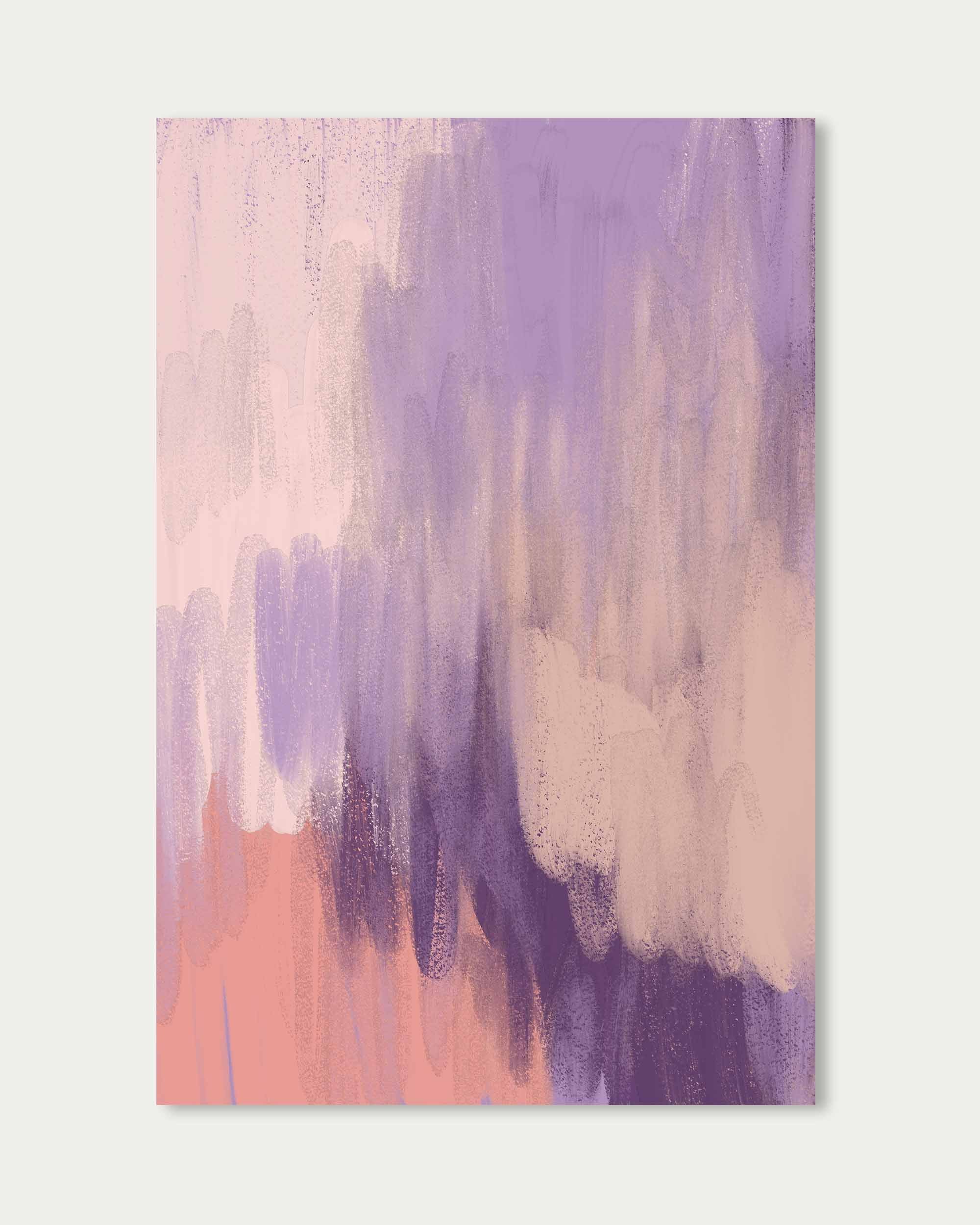 Purple Haze Abstract Wall Art