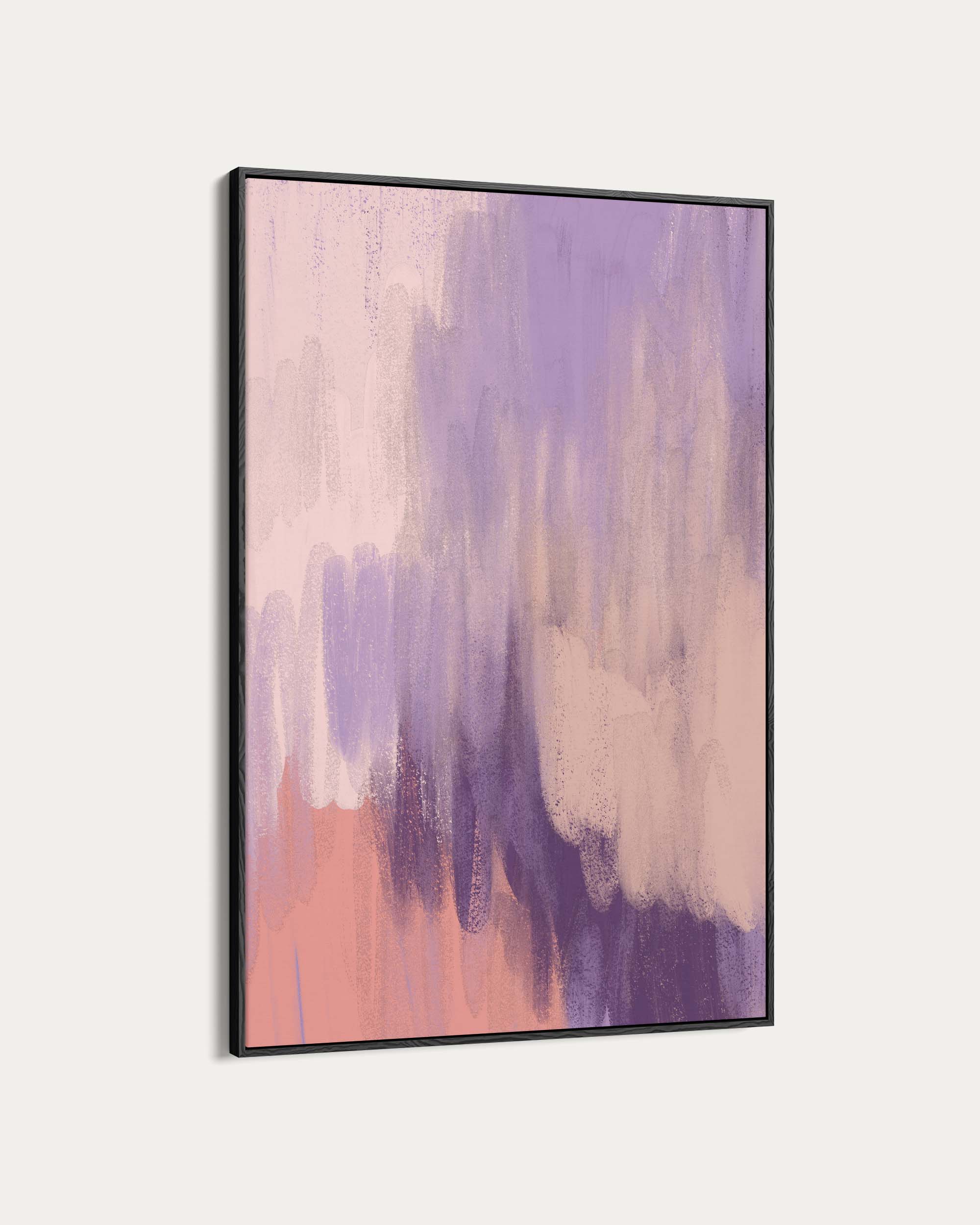 Purple Haze Abstract Wall Art