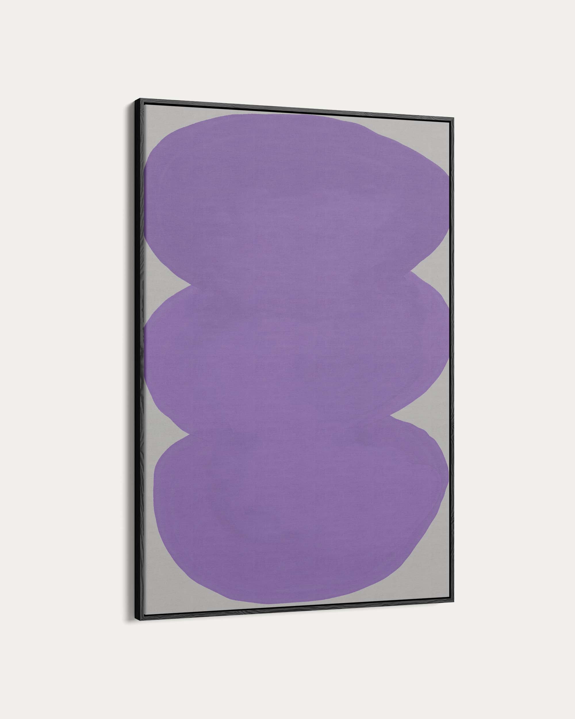 Purple Organic Shapes Wall Art