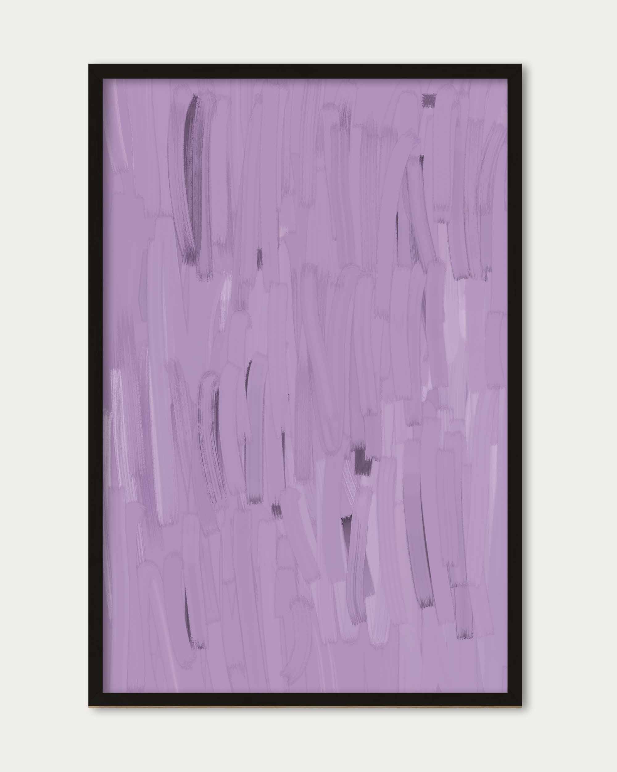 Purple Lines Wall Art