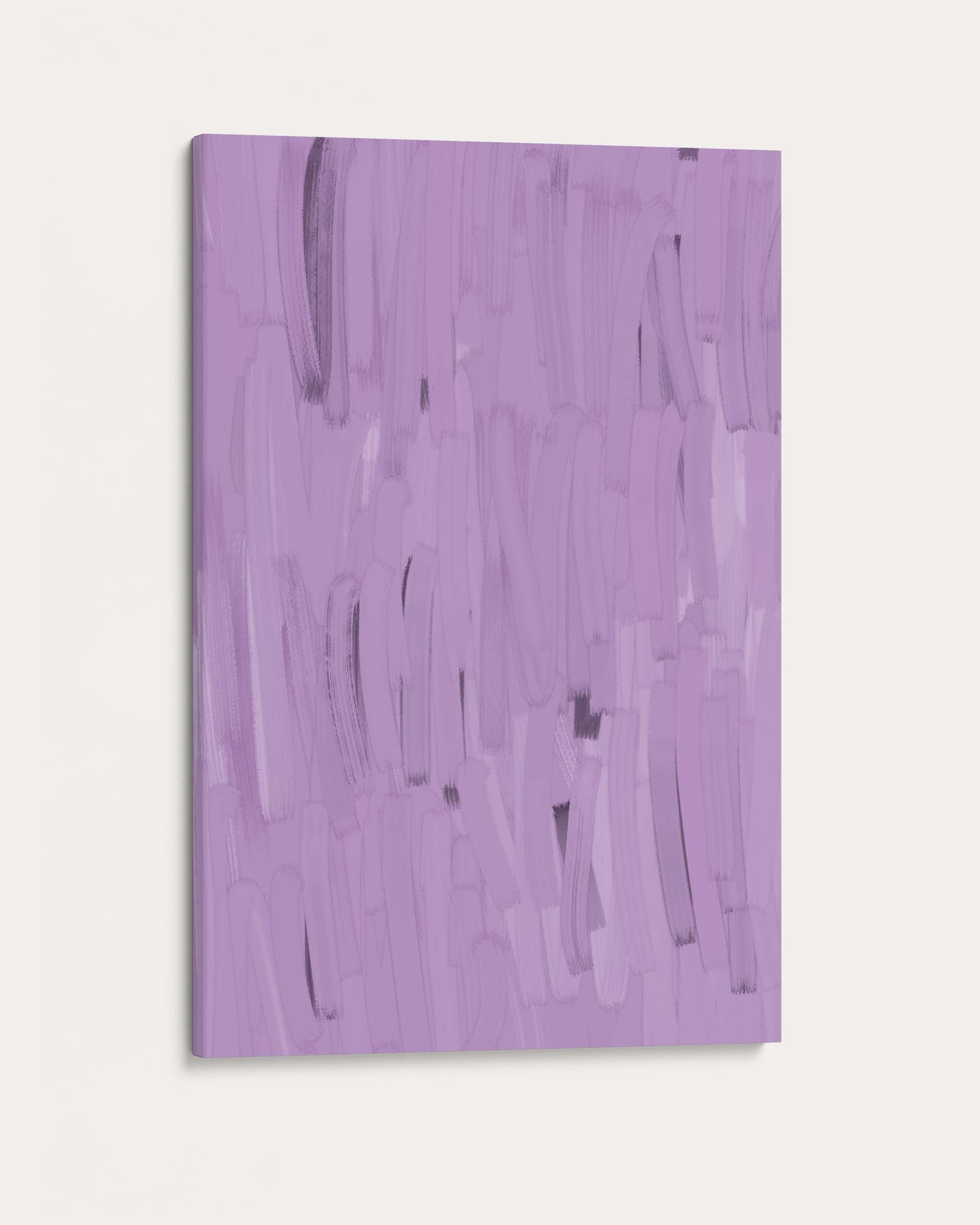 Purple Lines Wall Art