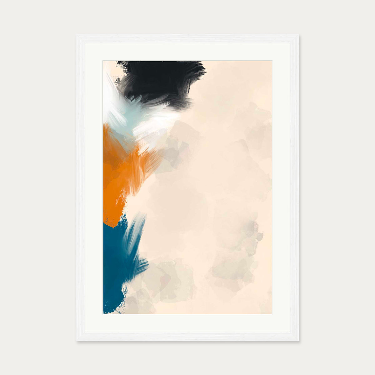 Regaining Balance Art Print — 50 x 70 cm — White Frame