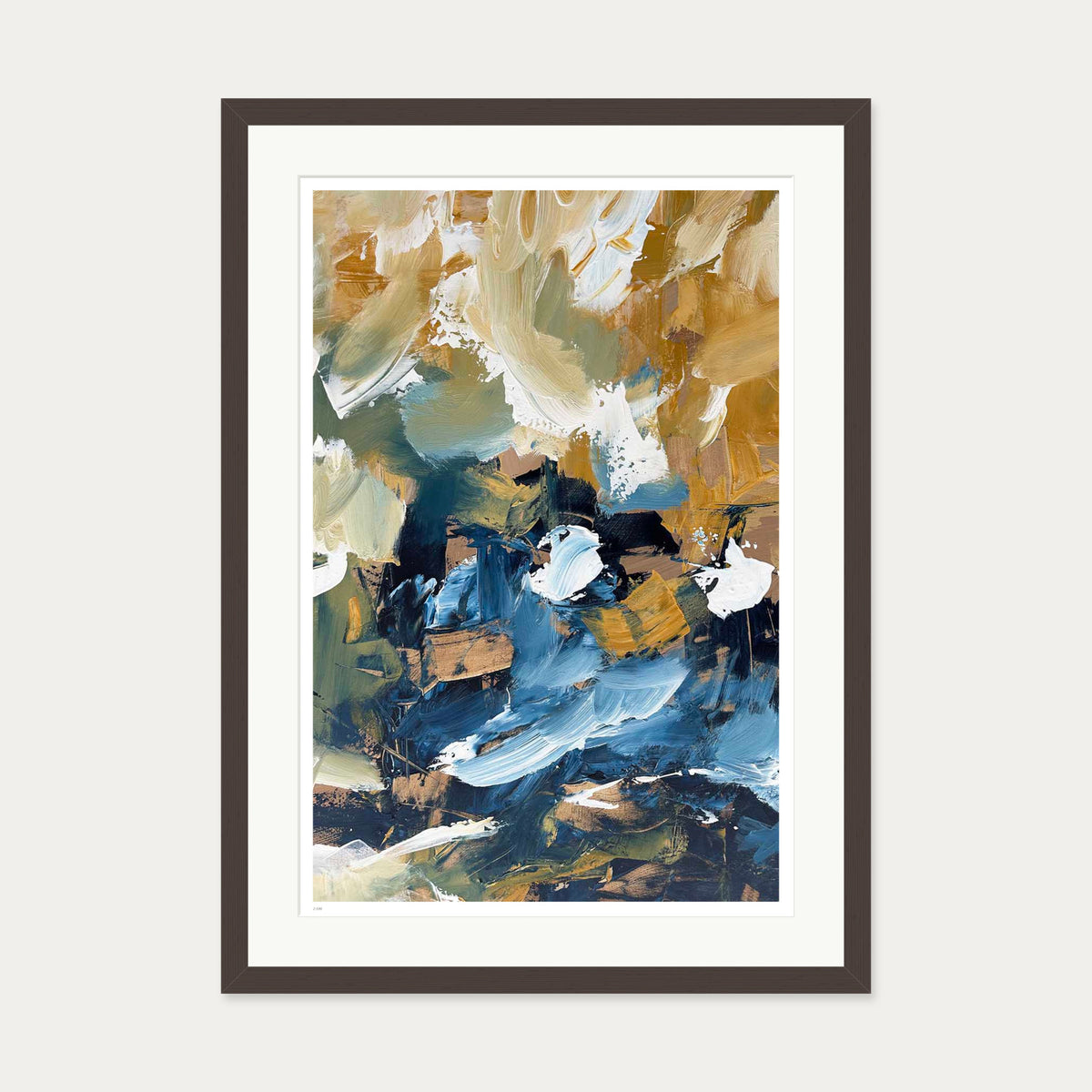Resonance II Limited Edition Print — 50 x 70 cm — Brown Frame