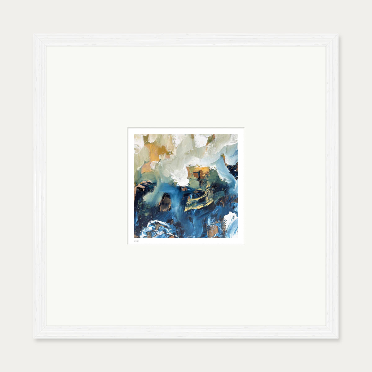 Resonance Limited Edition Print — 50 x 50 cm — White Frame