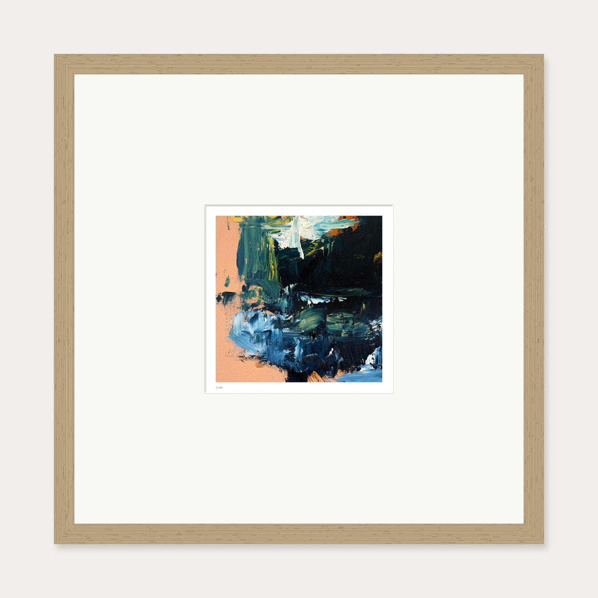 Reverie Limited Edition Print — 50 x 50 cm — Oak Frame
