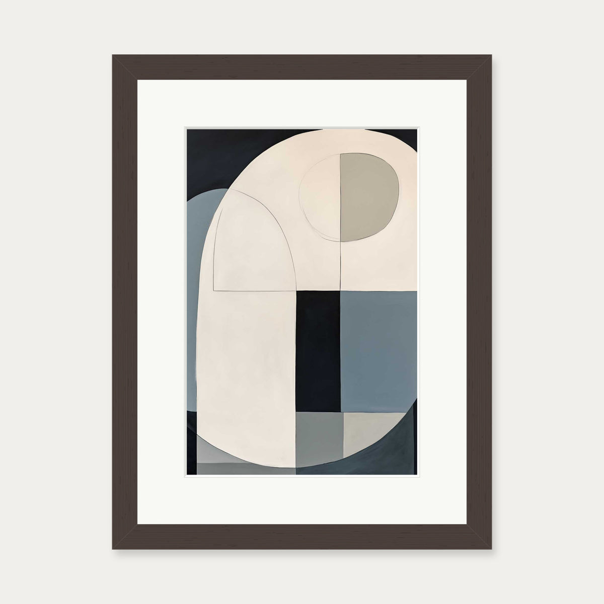 Rewind II Art Print — 30 x 40 cm — Brown Frame