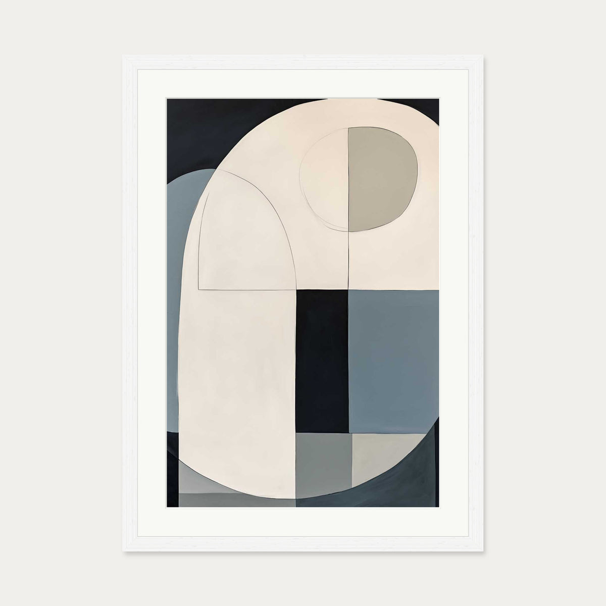 Rewind II Art Print — 50 x 70 cm — White Frame