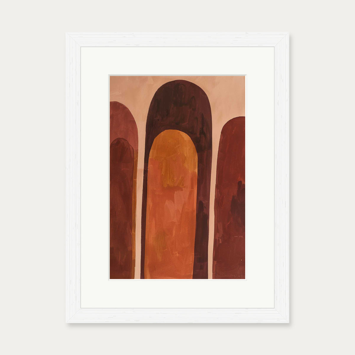 Rise Wall Art Print — 30 x 40 cm — White Frame