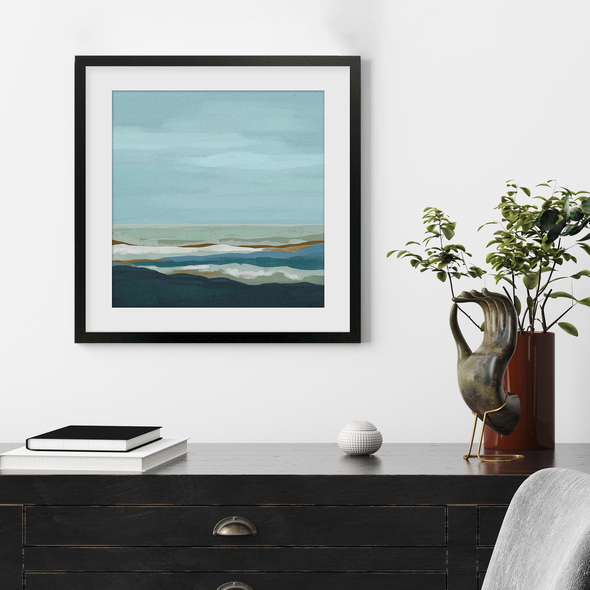 Abstract Seascape Art Print