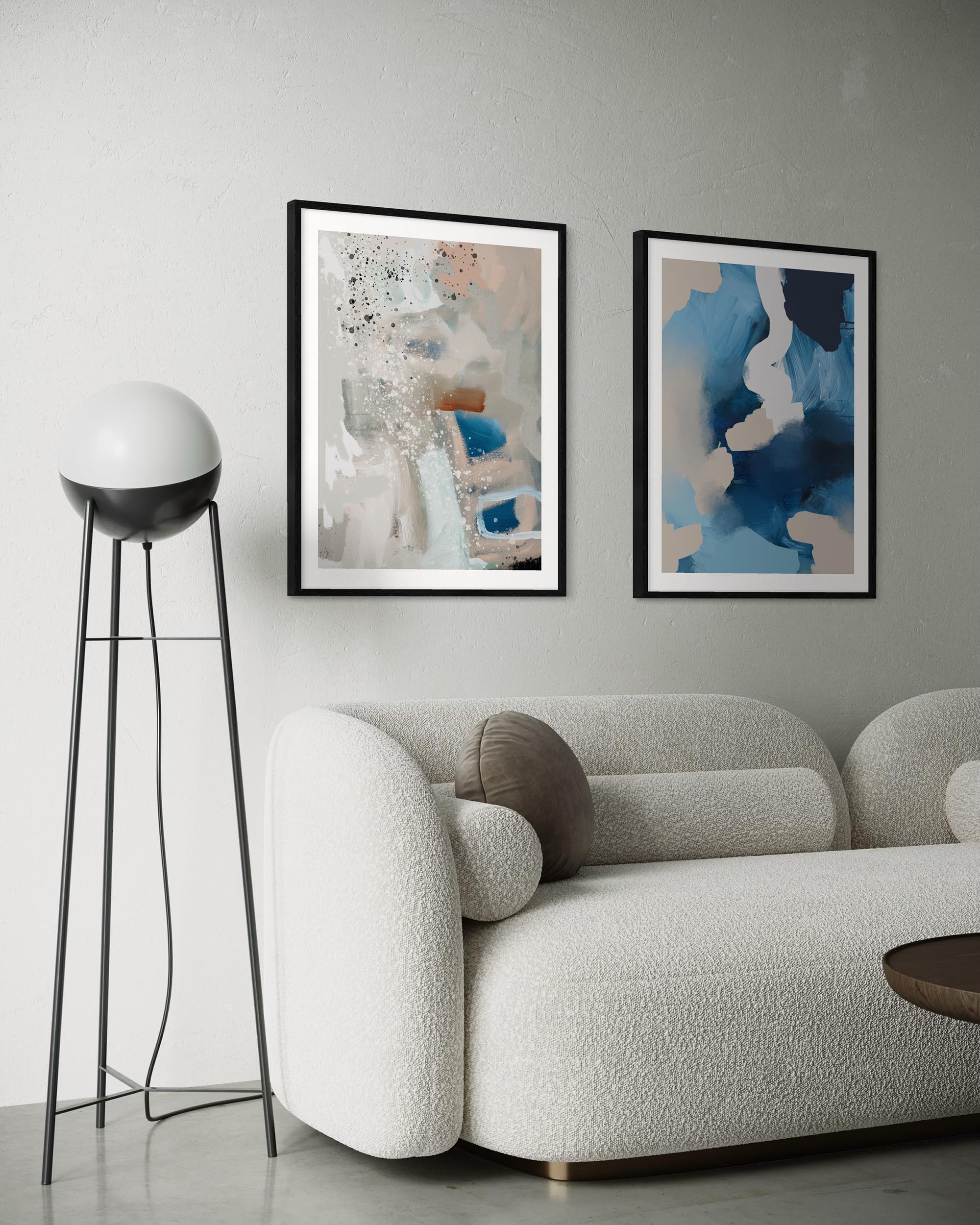 Water & Sand - Print Set Of 2