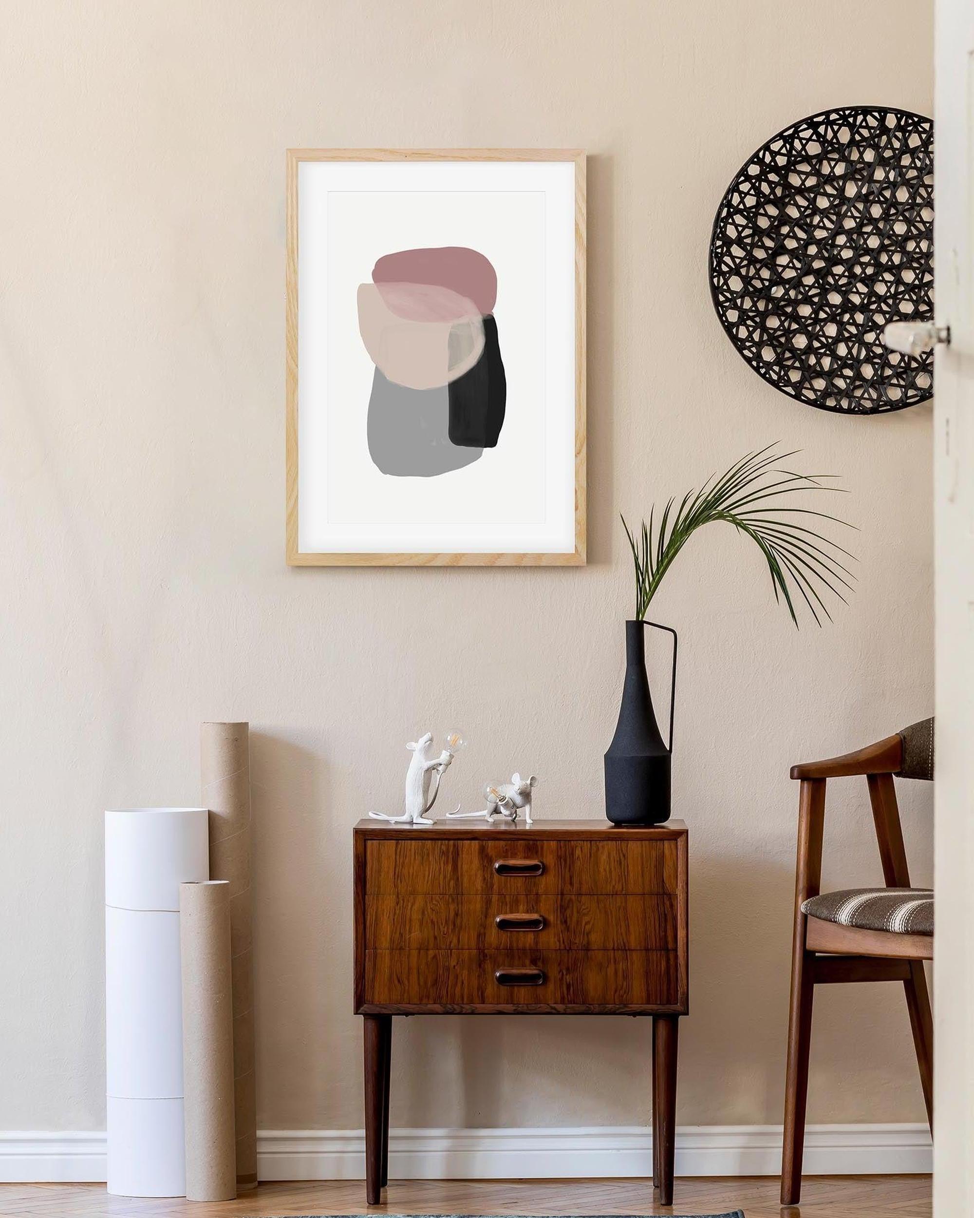 Minimal Abstract Shapes 5 Art Print