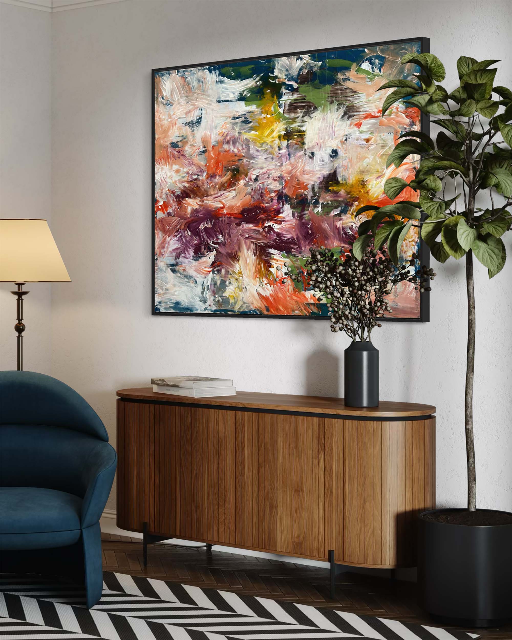 Autumn Garden | Original Painting | 150x120cm