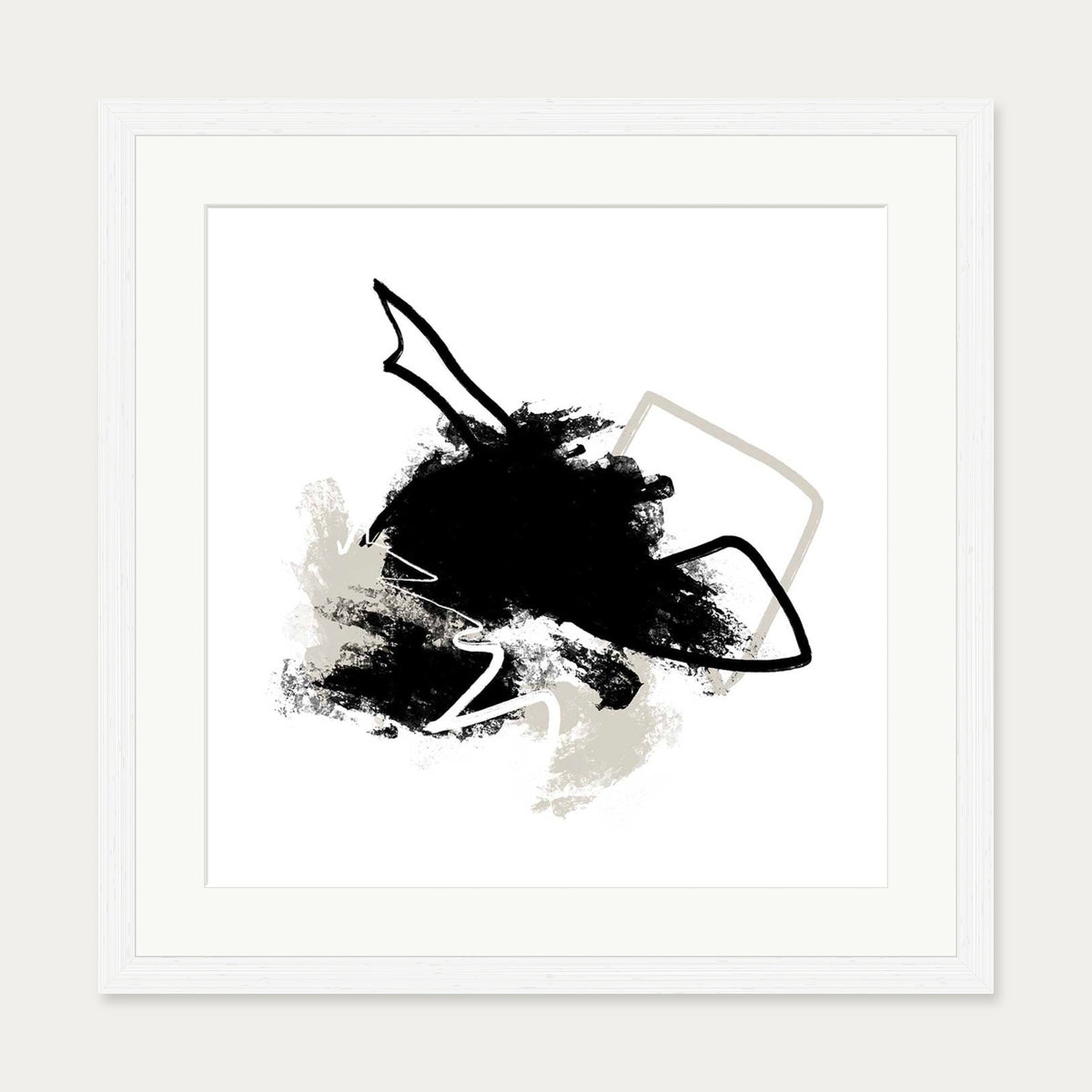 Skydance II Art Print — 50 x 50 cm — White Frame