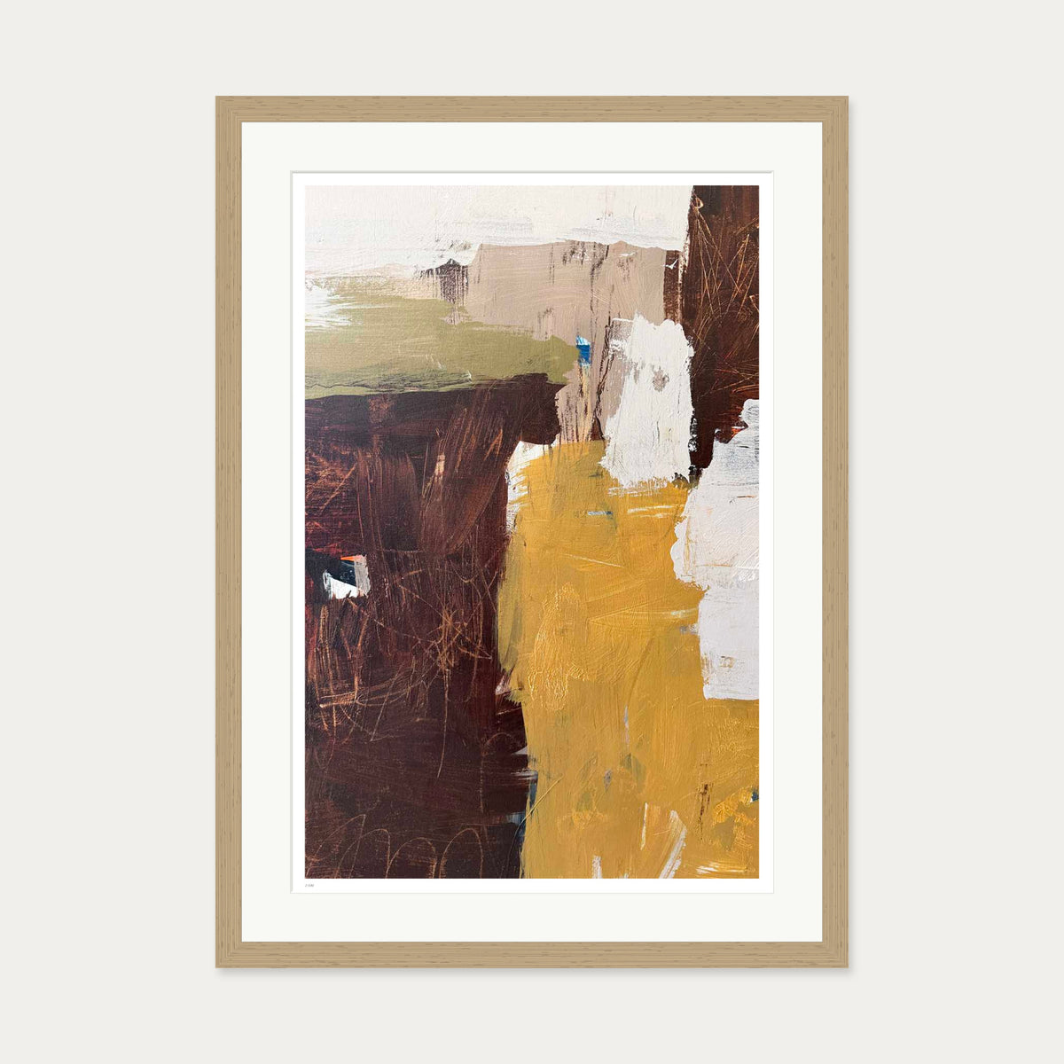 Solace II Limited Edition Print — 50 x 70 cm — Oak Frame