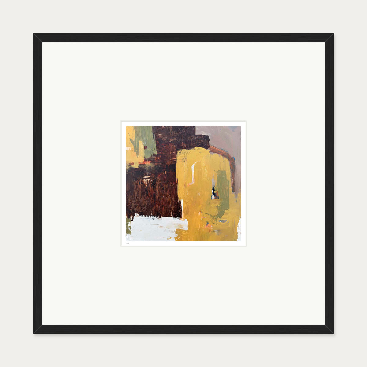 Solace IX Limited Edition Print — 70 x 70 cm — Black Frame