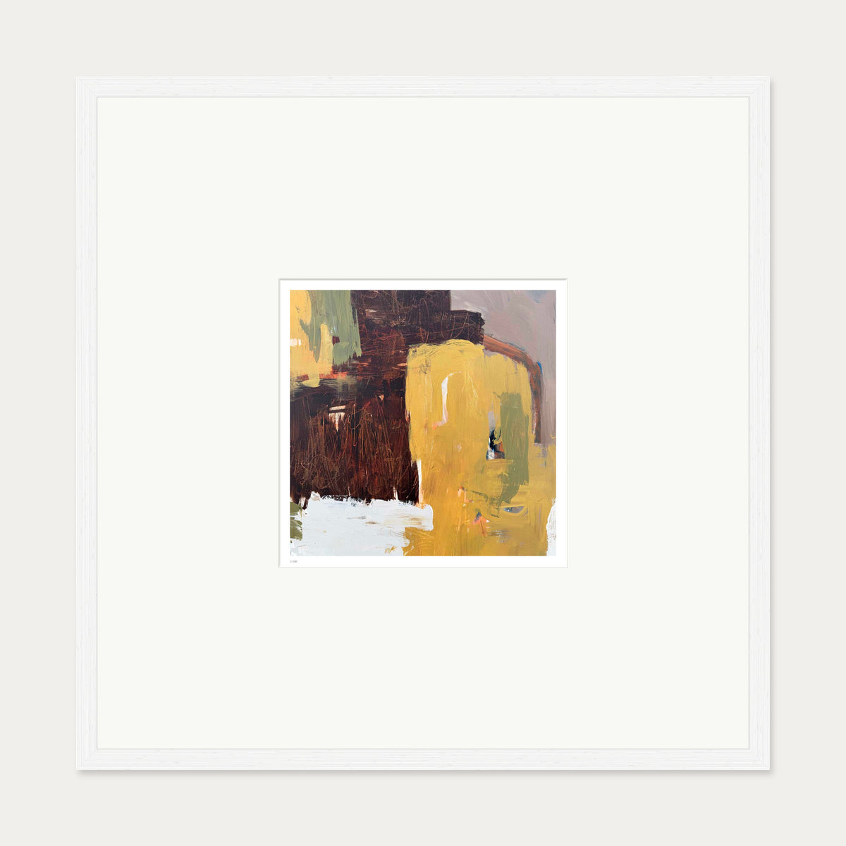 Solace IX Limited Edition Print — 70 x 70 cm — White Frame